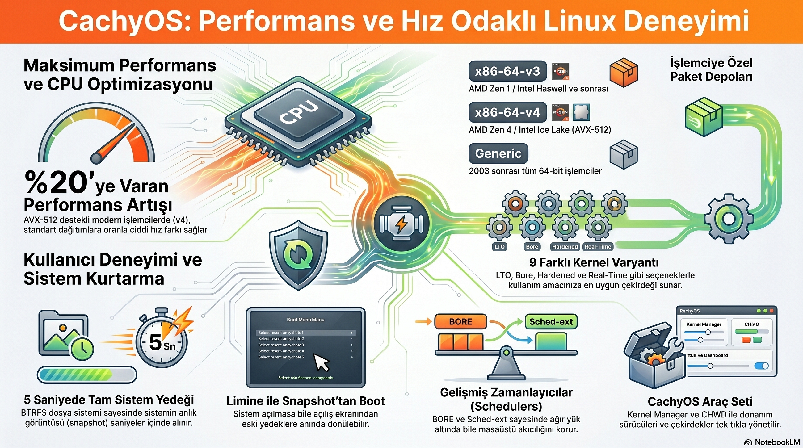 CachyOS: Performans Odaklı Linux Dağıtımı Teknik İnceleme ve Değerlendirme Raporu