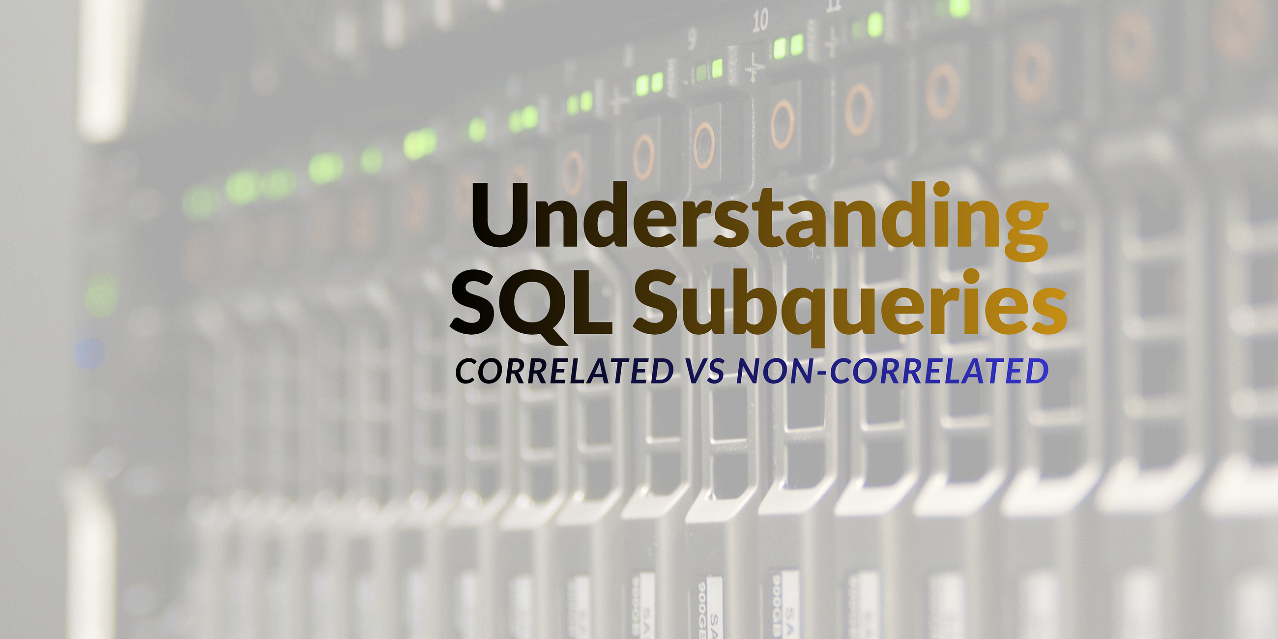 Understanding SQL Subqueries: Correlated vs Non-Correlated