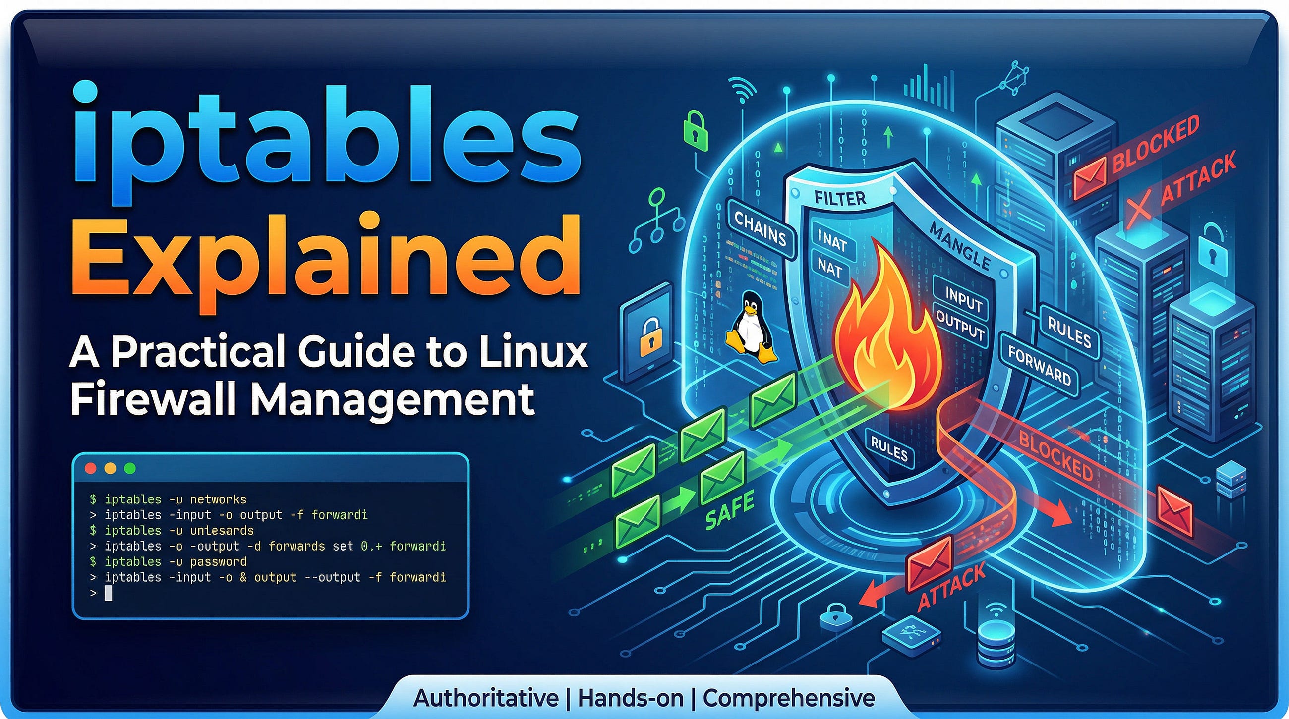iptables Explained: A Practical Guide to Linux Firewall Management