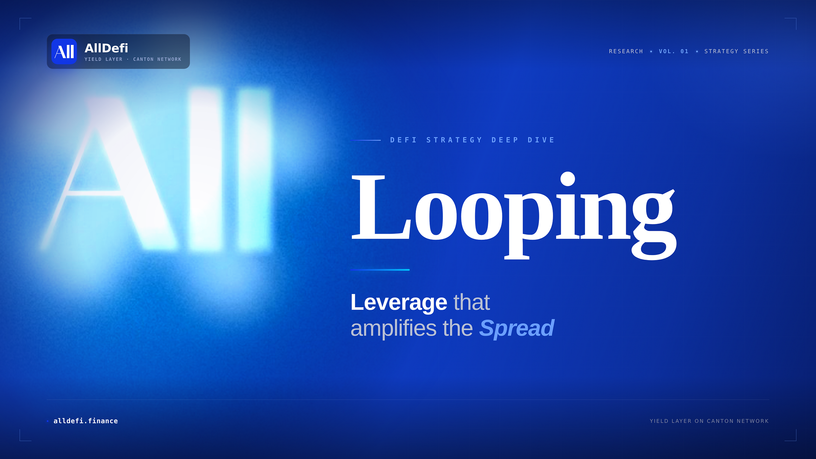 AllDefi Research | Looping: Leverage That Amplifies the Spread