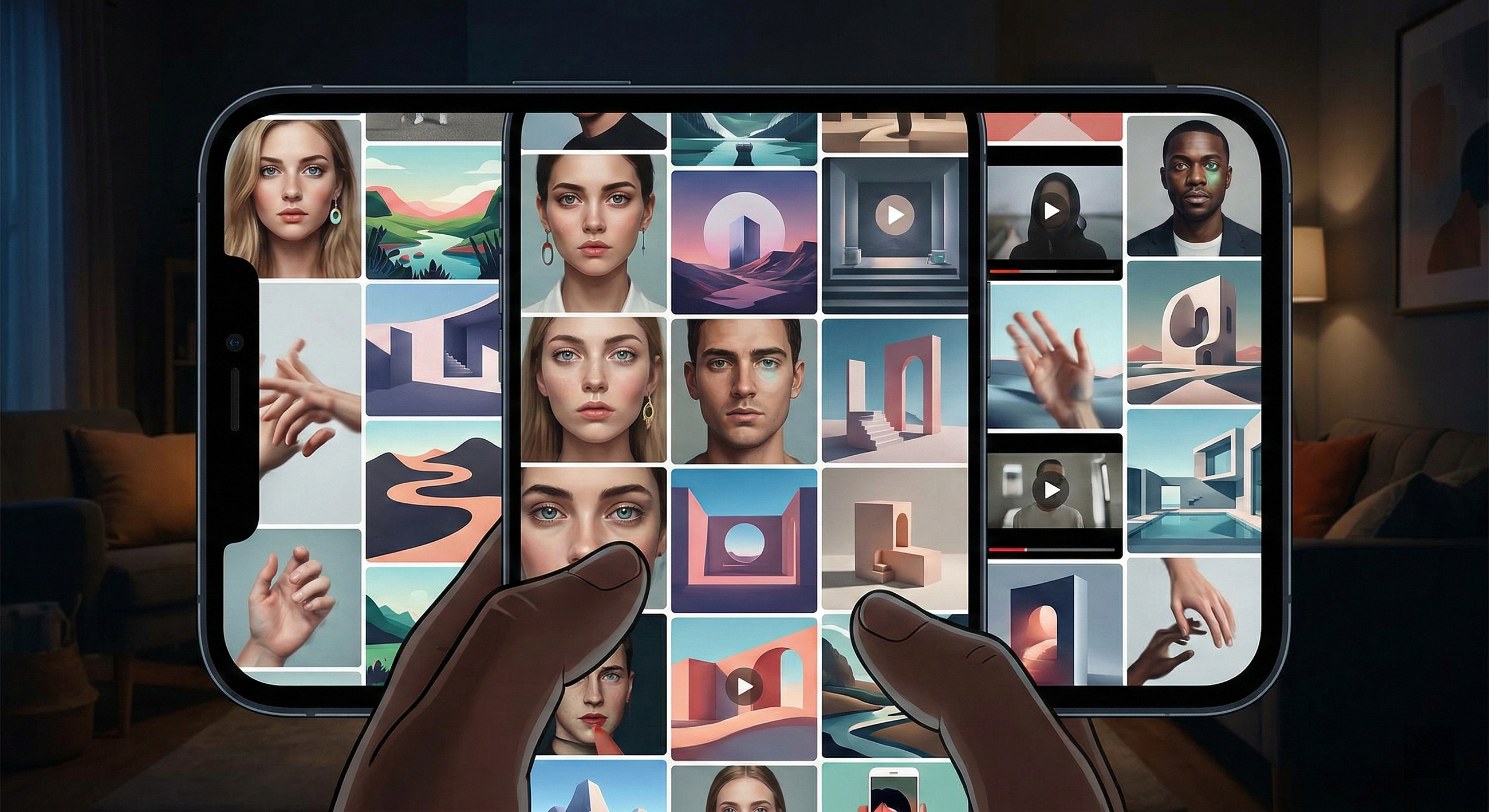 Is AI-Generated Content Silently Rewiring Our Visual Brain?