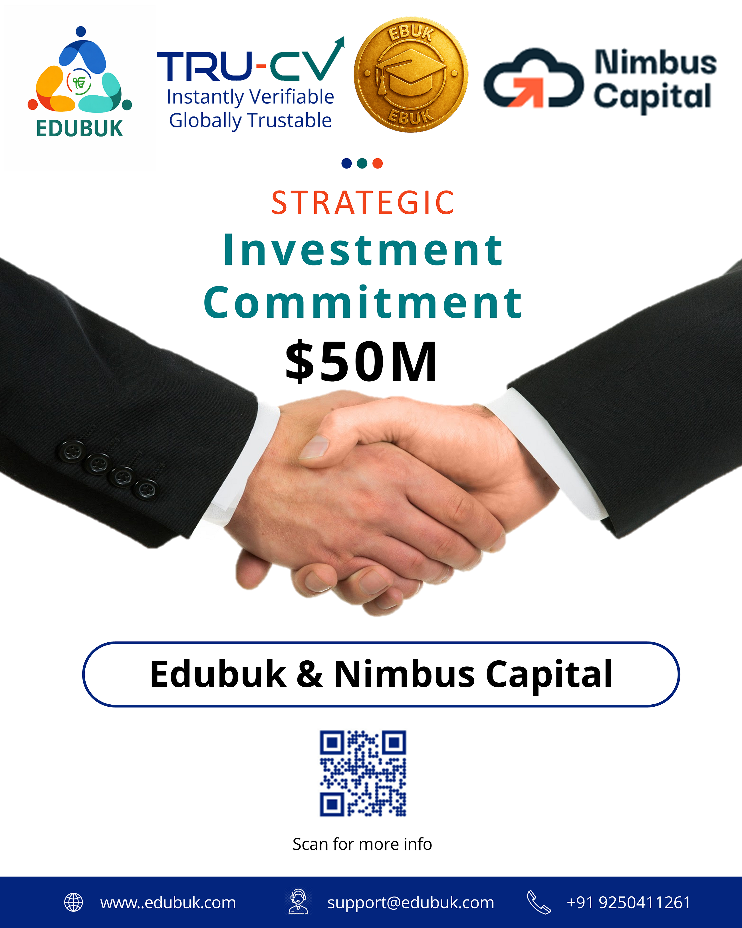 Edubuk Secures $50 Million Strategic Investment Commitment from Nimbus Capital to Accelerate Global…
