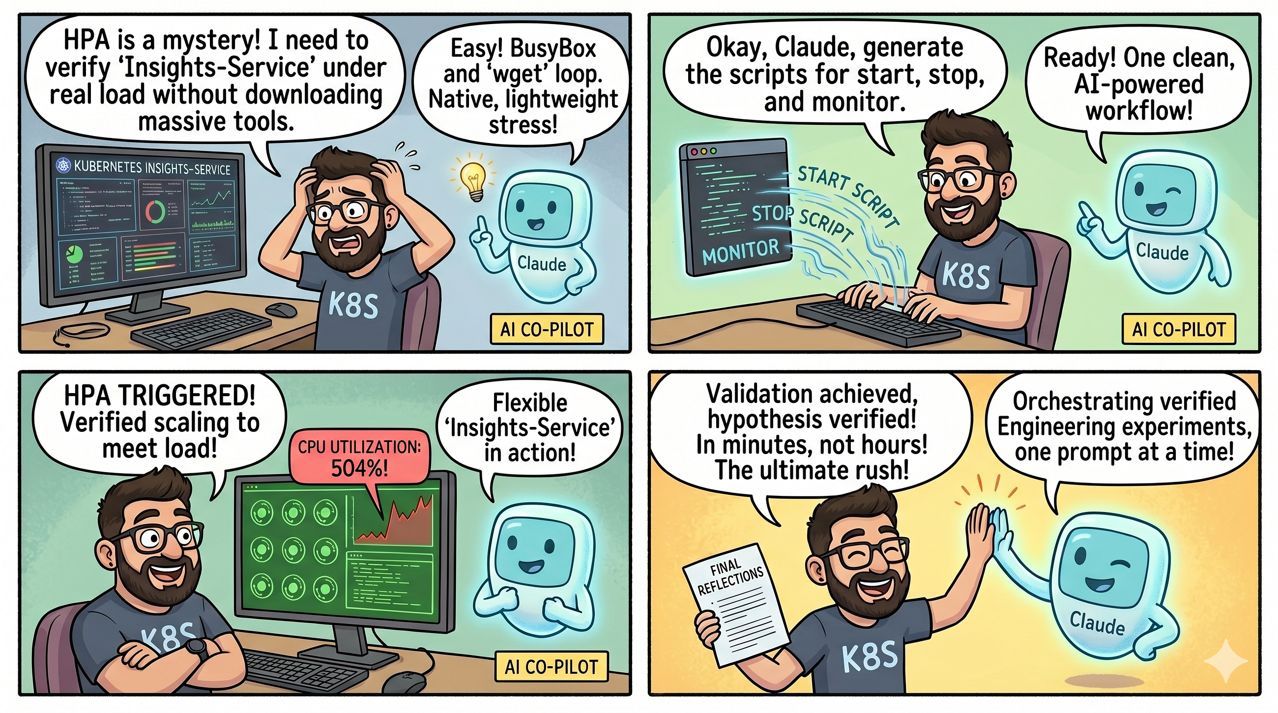 Engineering with an AI Co-pilot: Stress-Testing Kubernetes HPA in Minutes