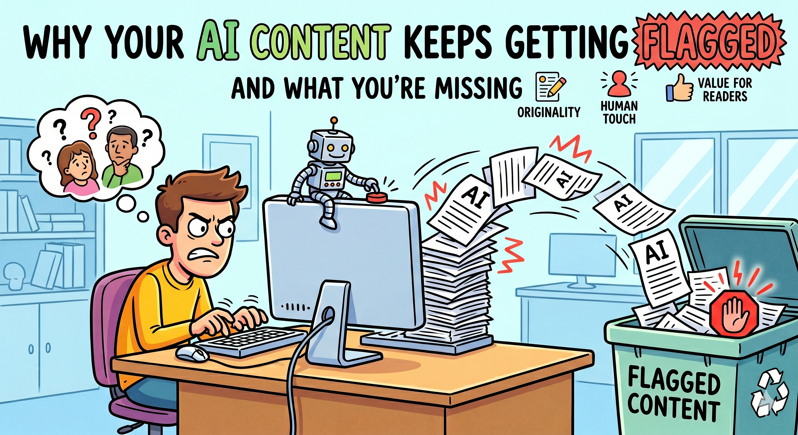 Why Your AI Content Keeps Getting Flagged And What You’re Missing