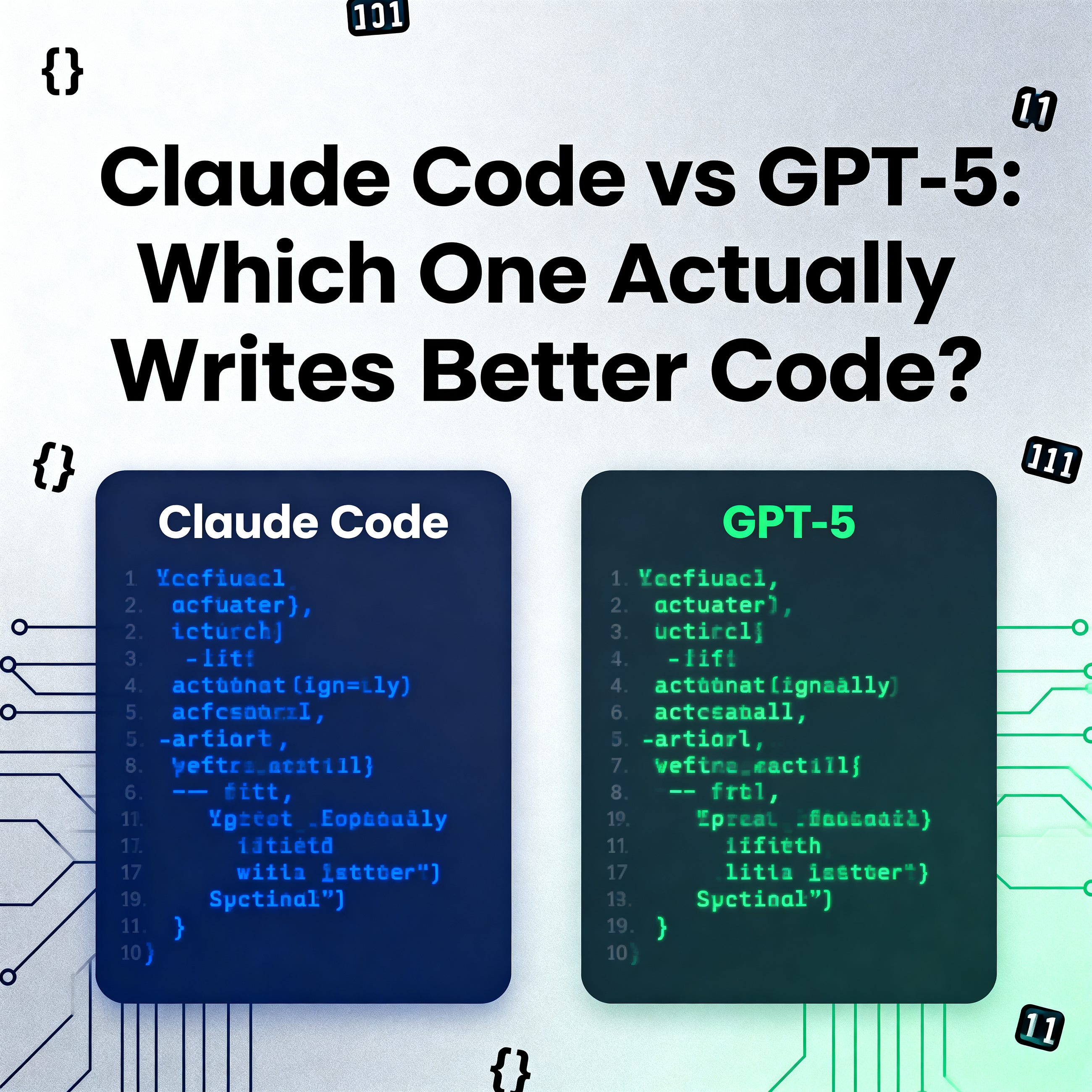 Claude Code vs GPT-5: Which One Actually Writes Better Code?