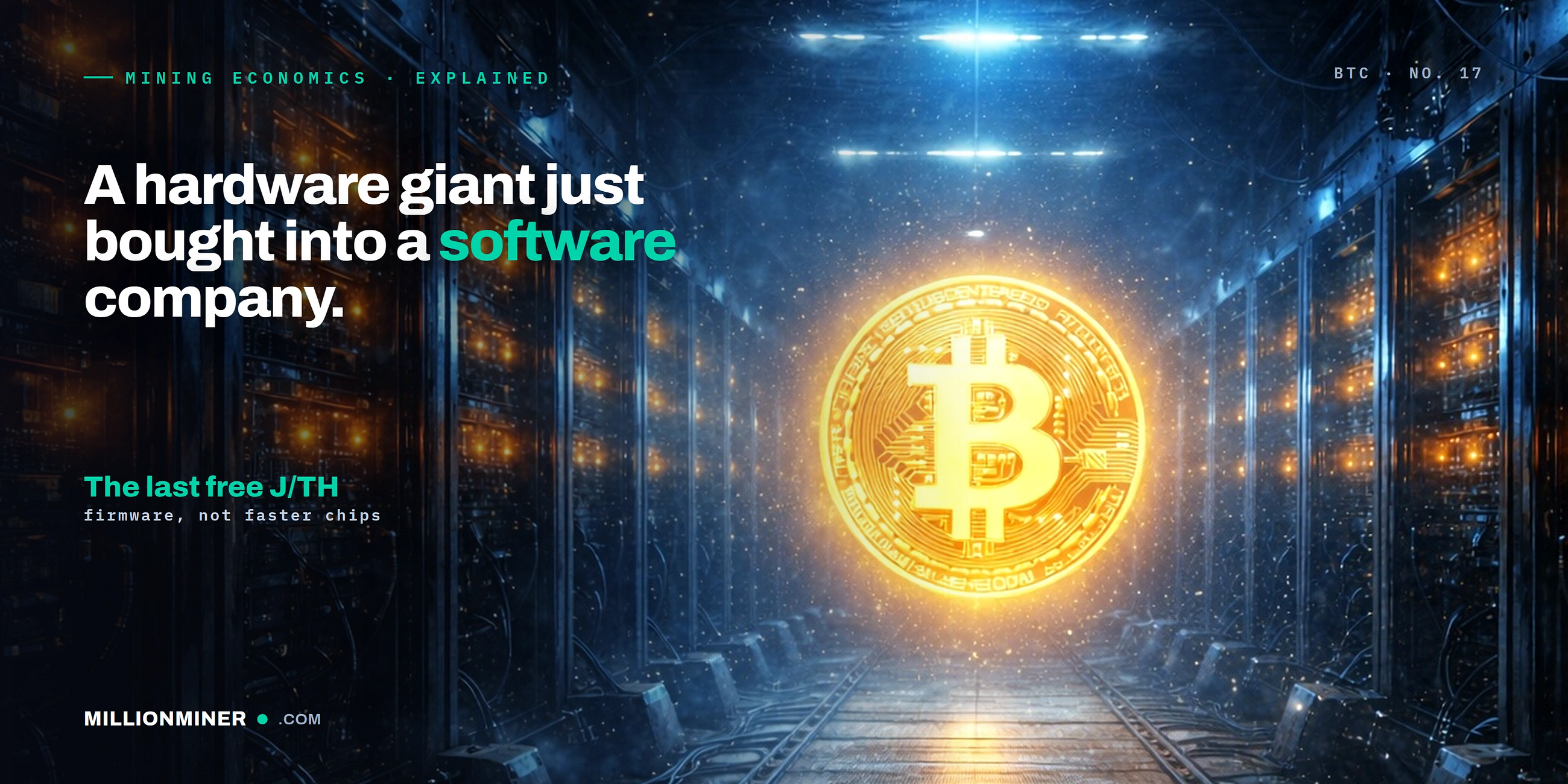 Why a Hardware Giant Just Bought Into a Software Company, and What It Signals for Miners
