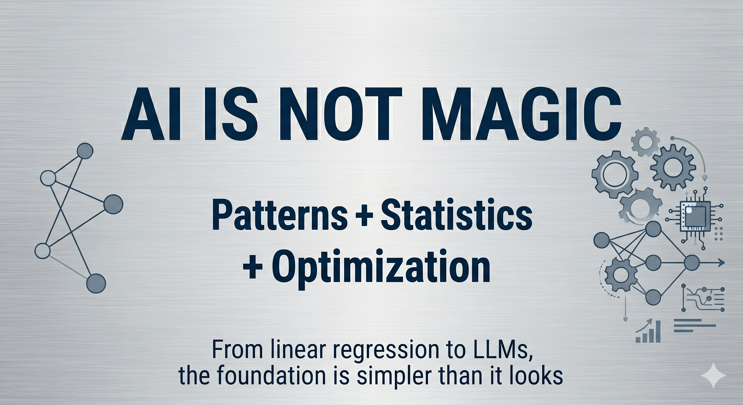 Why AI starts with simple math, not magic