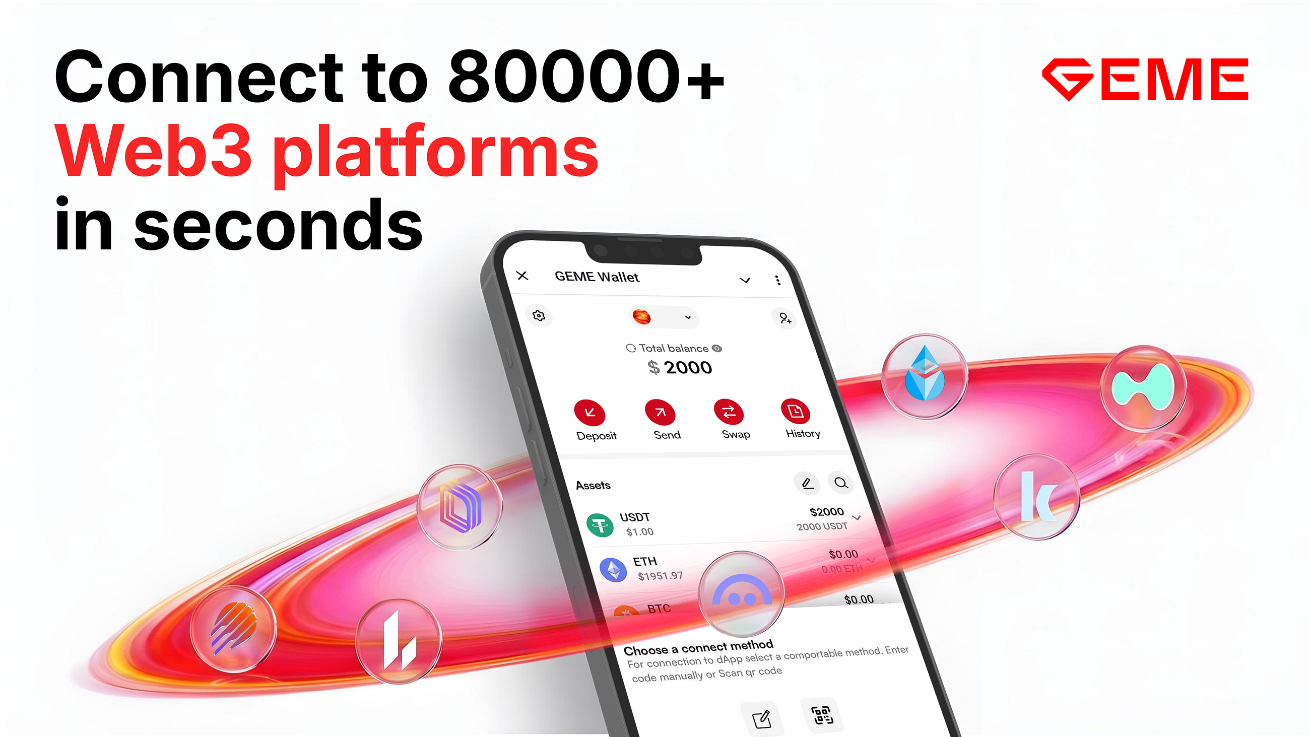 How to Use WalletConnect With GEME wallet- Step-by-Step Guide