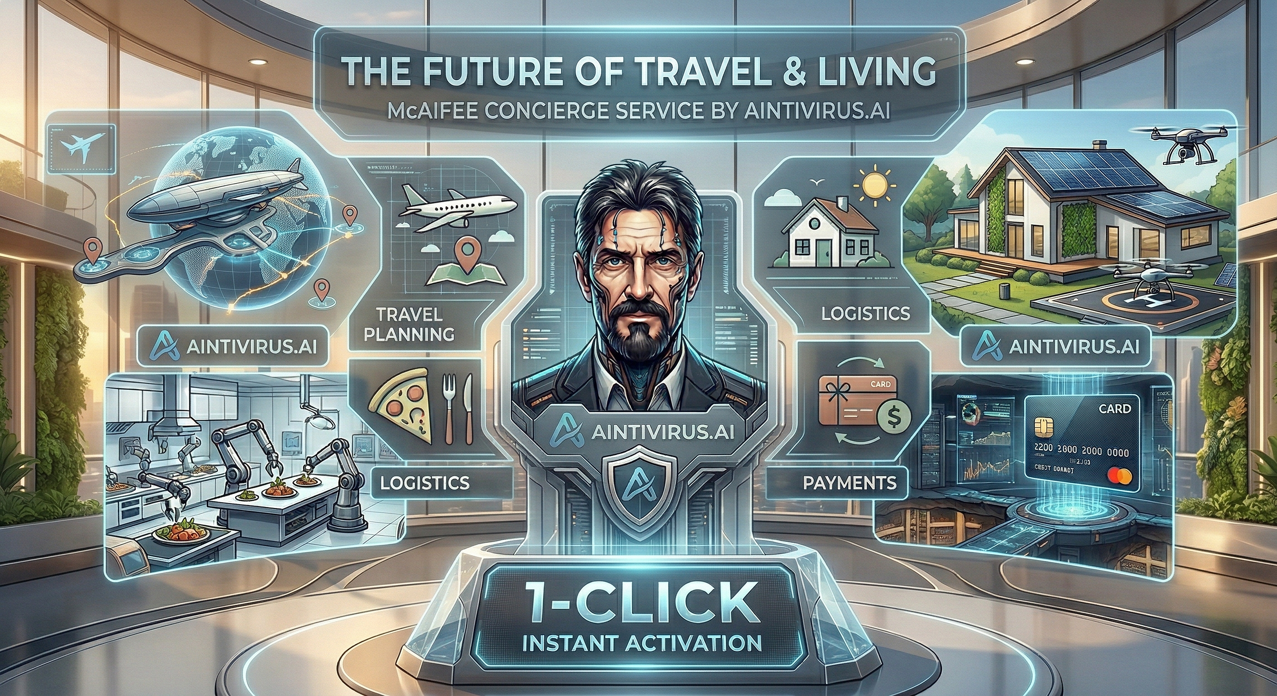 The Future of Travel & Living: Aintivirus.ai And McAifee Concierge Service