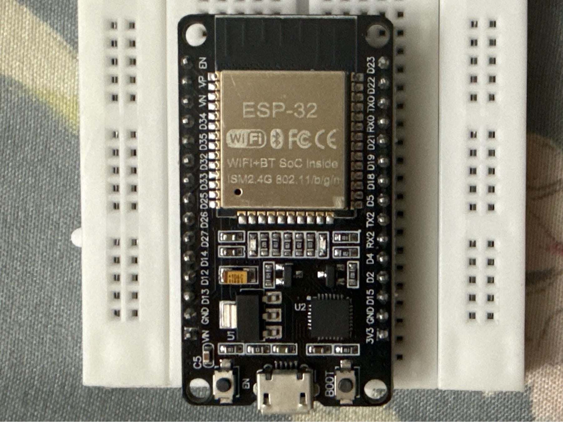 I built a Spotify controller for my bike (starting with just an ESP32)