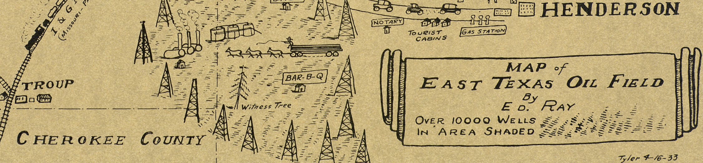 Map of East Texas Oil Field – Save Texas History – Medium