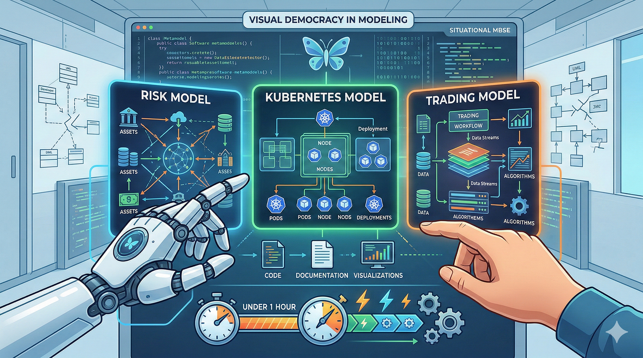 Modeling Democracy: How Ecore and Visual First Workflows Put MBSE Back in Human Hands