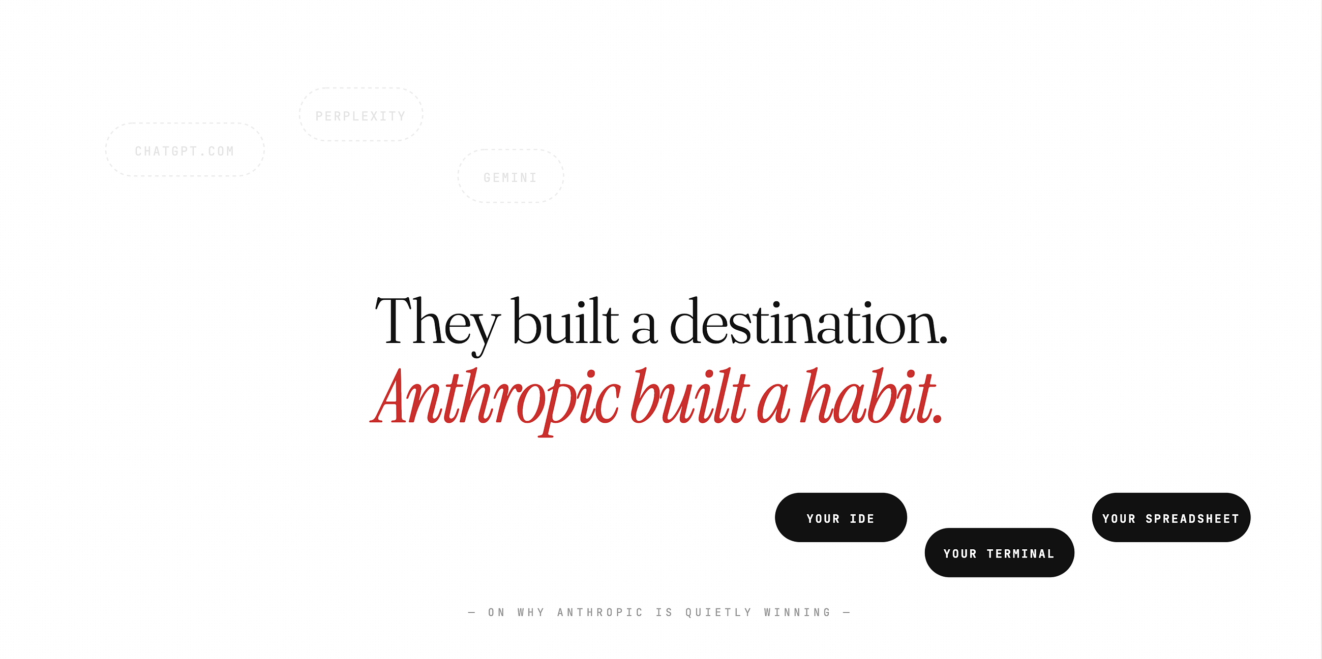 The Quiet Bet Anthropic Made That Every Other AI Company Got Wrong