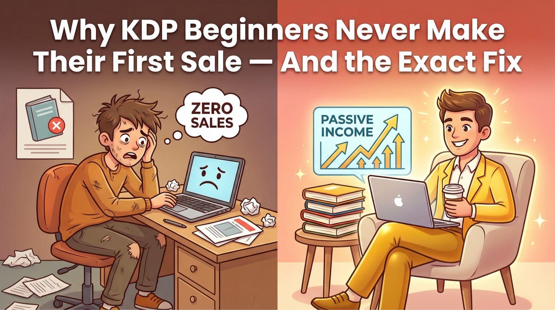 Why Most Amazon KDP Beginners Never Make Their First Sale in the USA — And the Exact Fix