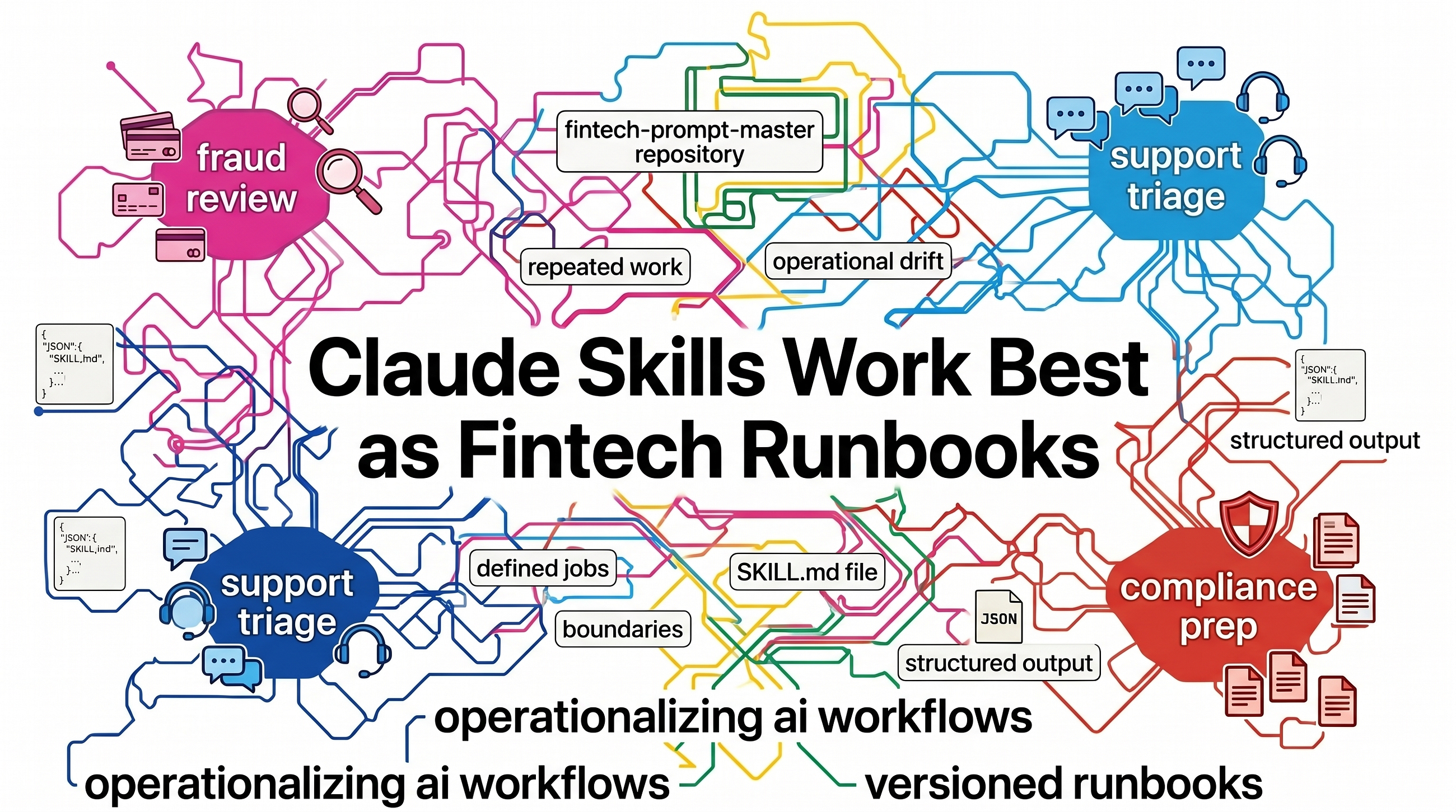 Claude Skills Work Best as Fintech Runbooks