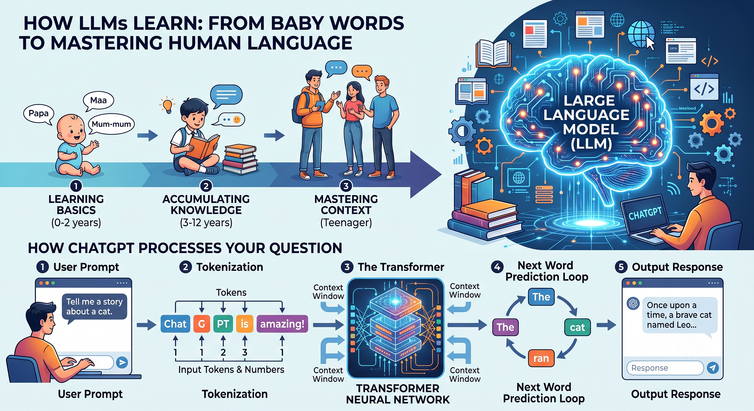 How LLMs -ChatGPT Understands Your Questions?
