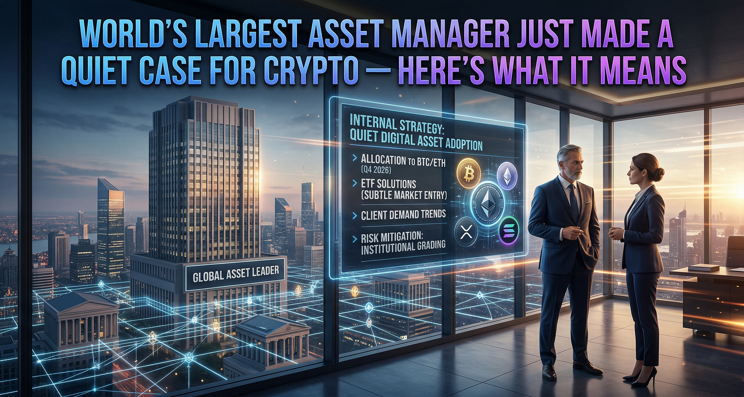 The World’s Largest Asset Manager Just Made a Quiet Case for Crypto — Here’s What It Means