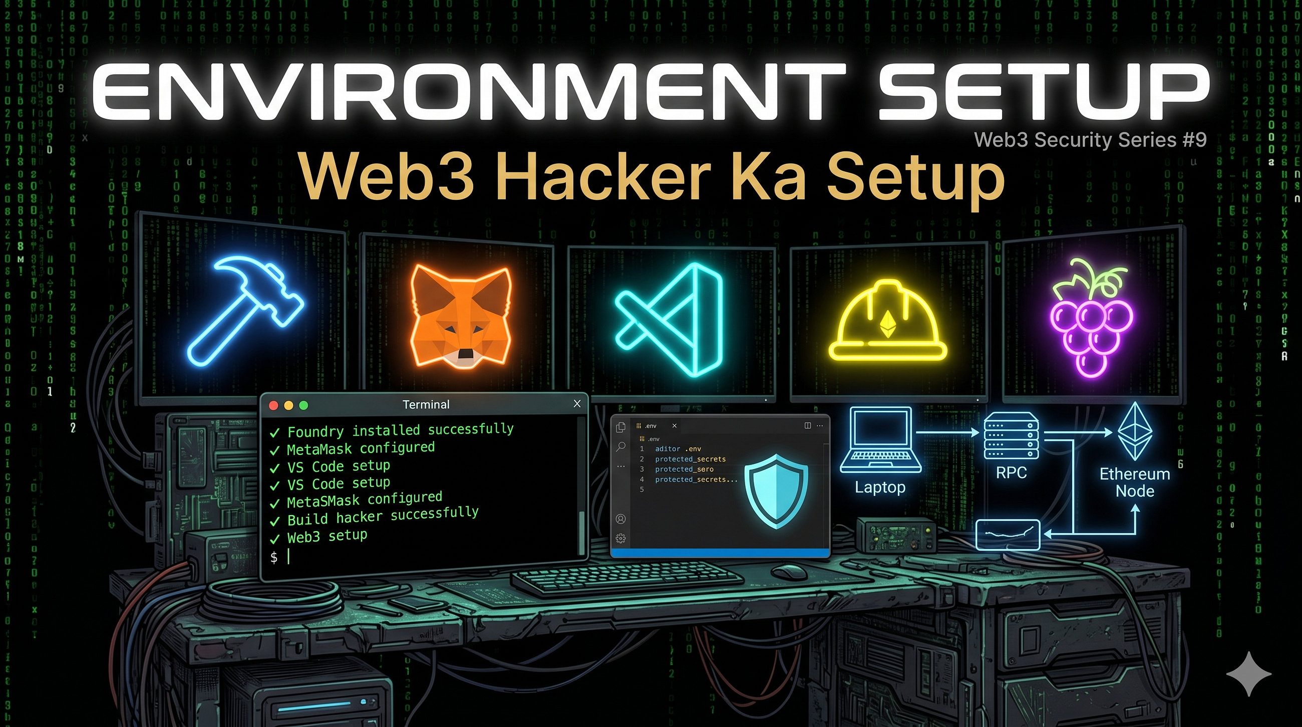 Environment Setup Web3 Hacker Ka Setup