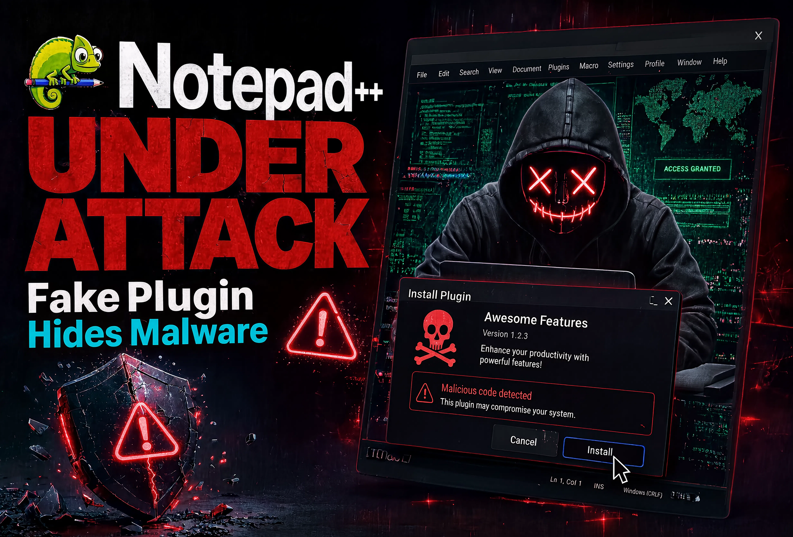 How Hackers Turned a Notepad++ Plugin Into a Malware Delivery System