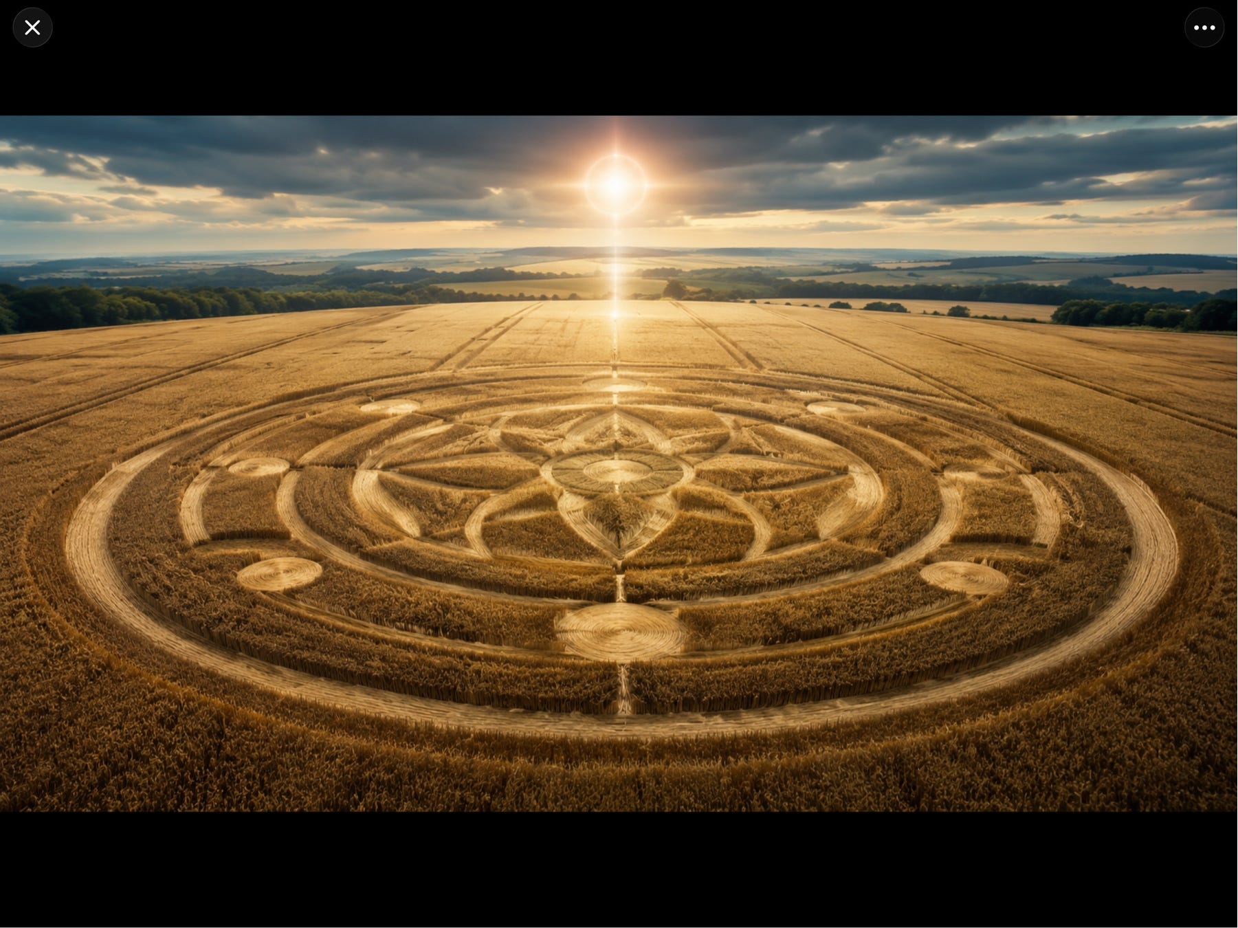 When the Sky Writes in Pattern: AI Crop Circles and Non-Human Communic