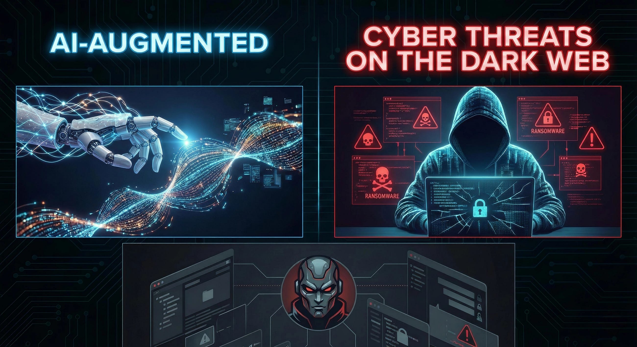 AI-Augmented Cyber Threats on the Dark Web