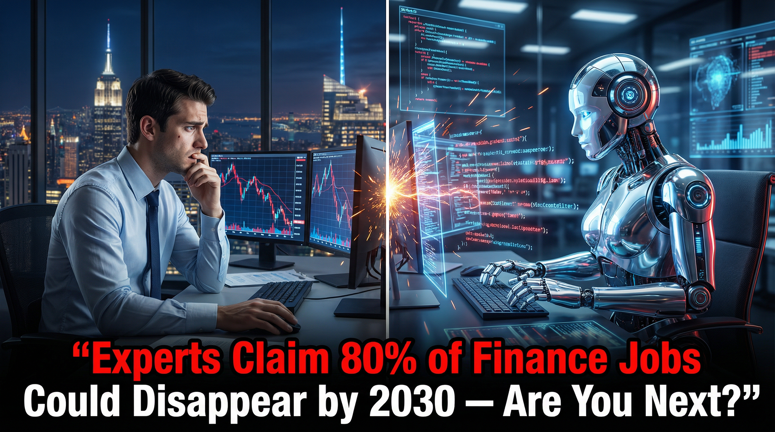 Experts Claim 80% of Finance Jobs Could Disappear by 2030 — Are You Next?