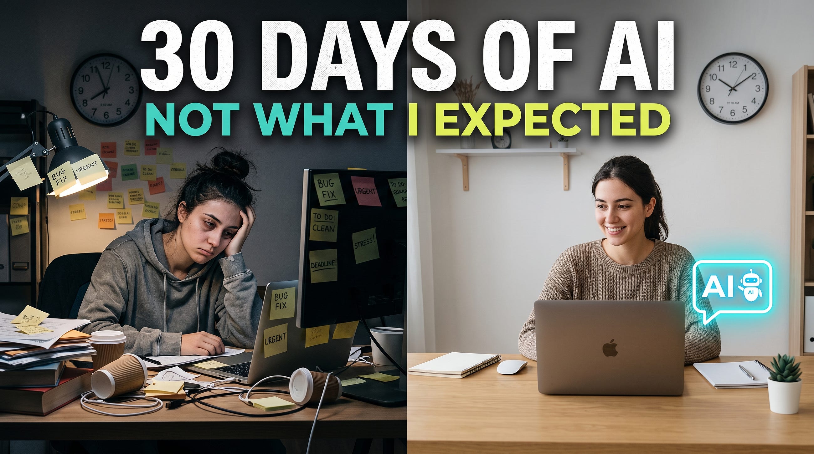 I Used AI Every Day for 30 Days. It Changed the Way I Work — Just Not How I Expected