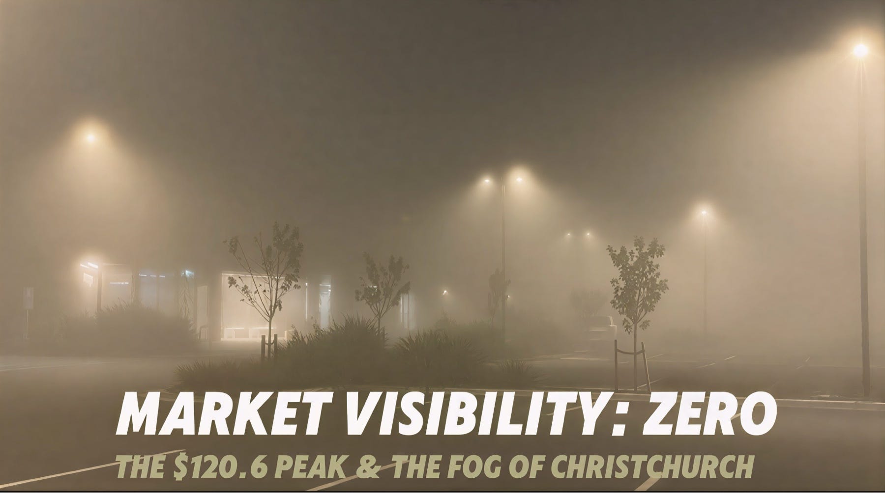The $120 Peak and the Fog of Christchurch: A Weekly Recap