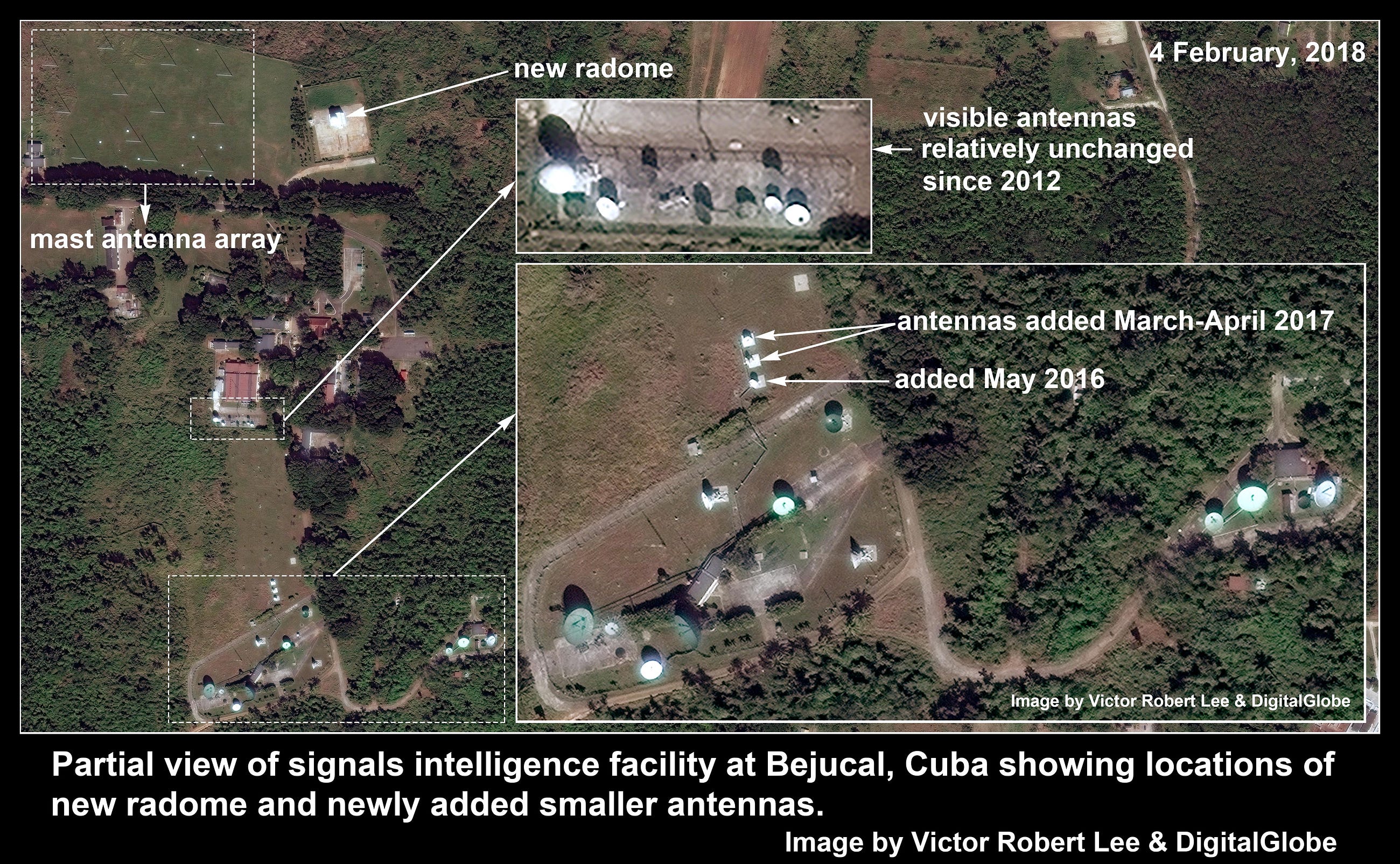 Satellite Images A new radome in Cuba is unprecedented. Who is behind it?