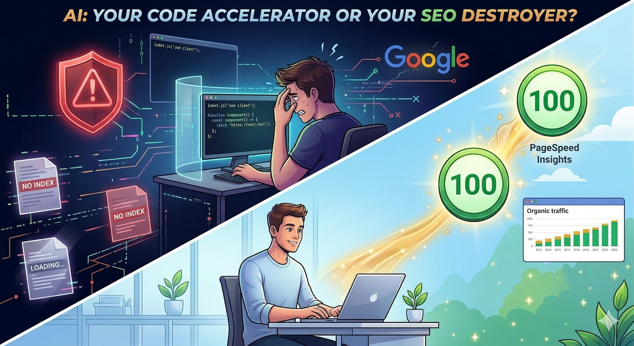 AI Helped Me Build My Next.js App… But Quietly Destroyed My SEO