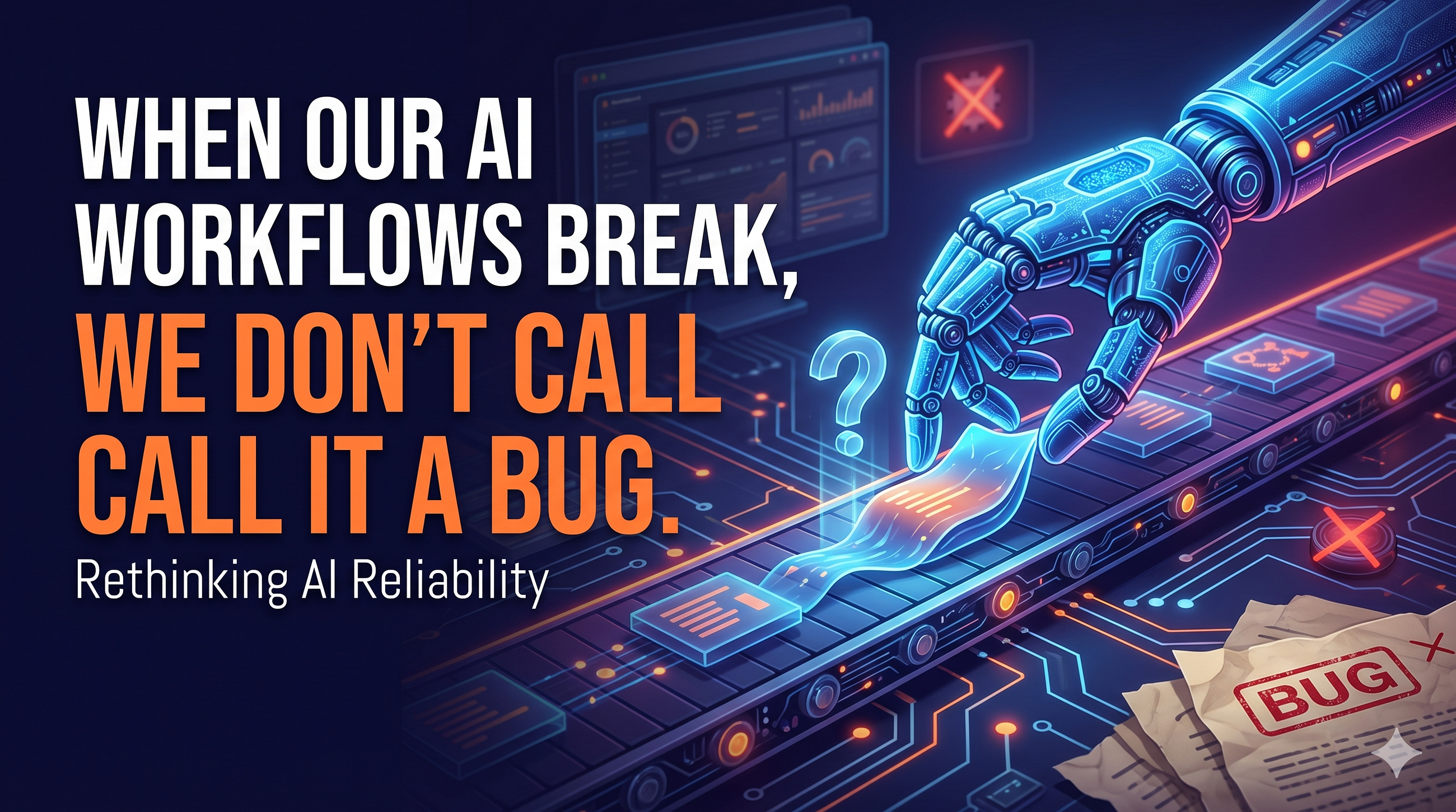 When Our AI Workflows Break, We Don’t Call It a Bug
