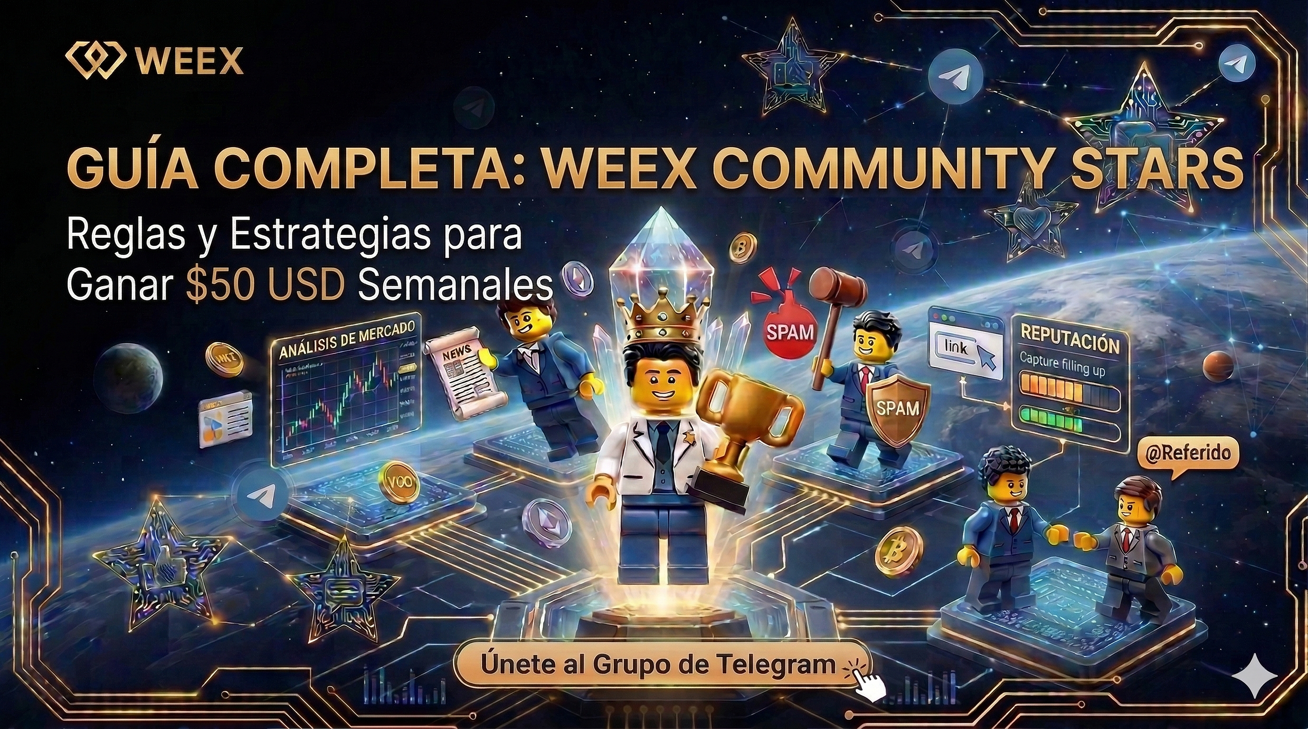 Presentamos WEEX Community Stars: Premiando el Corazón de Nuestra Comunidad