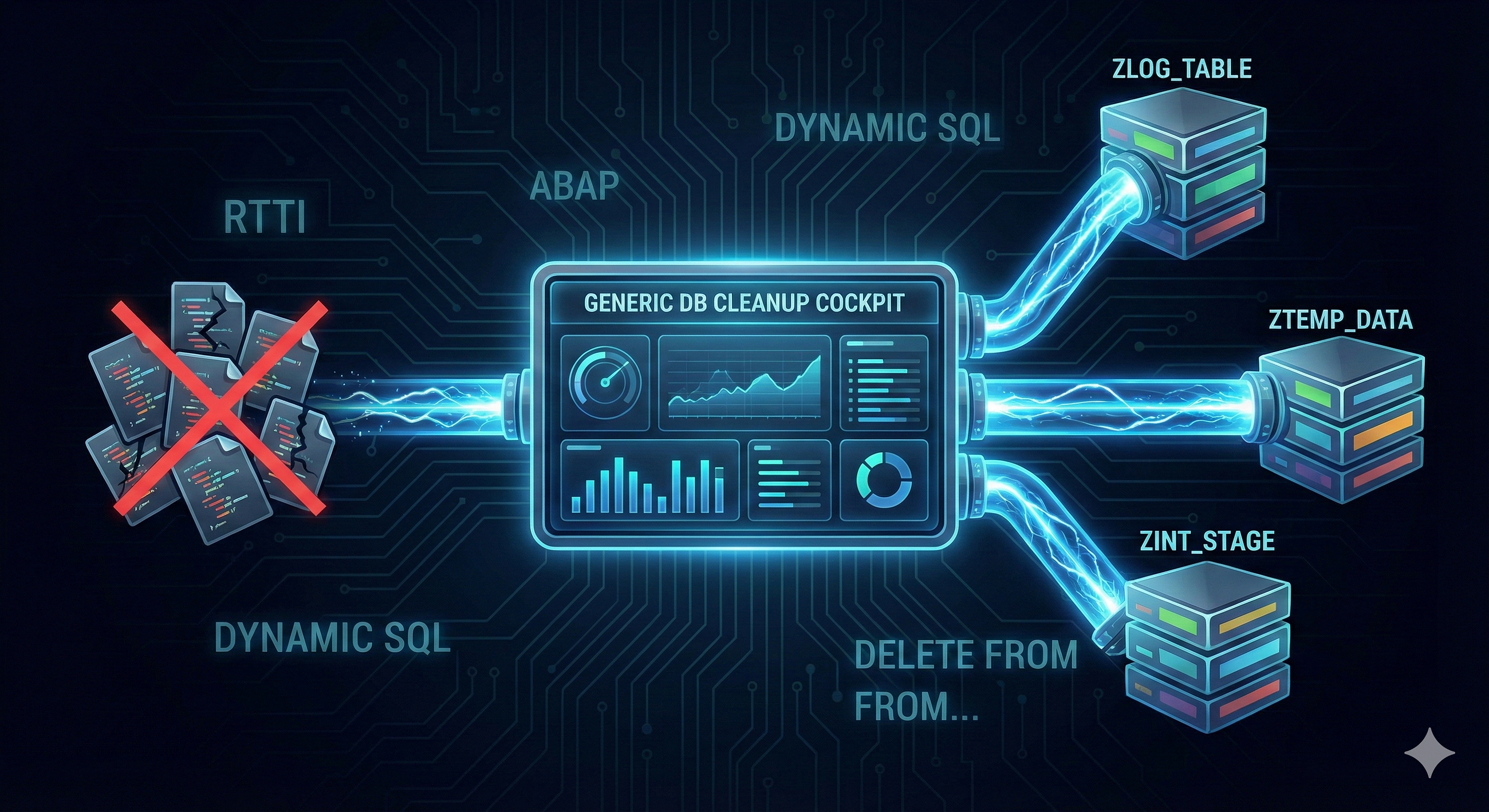 ABAP ile Dinamik Veritabanı Temizliği — Bölüm 2: Execution Engine