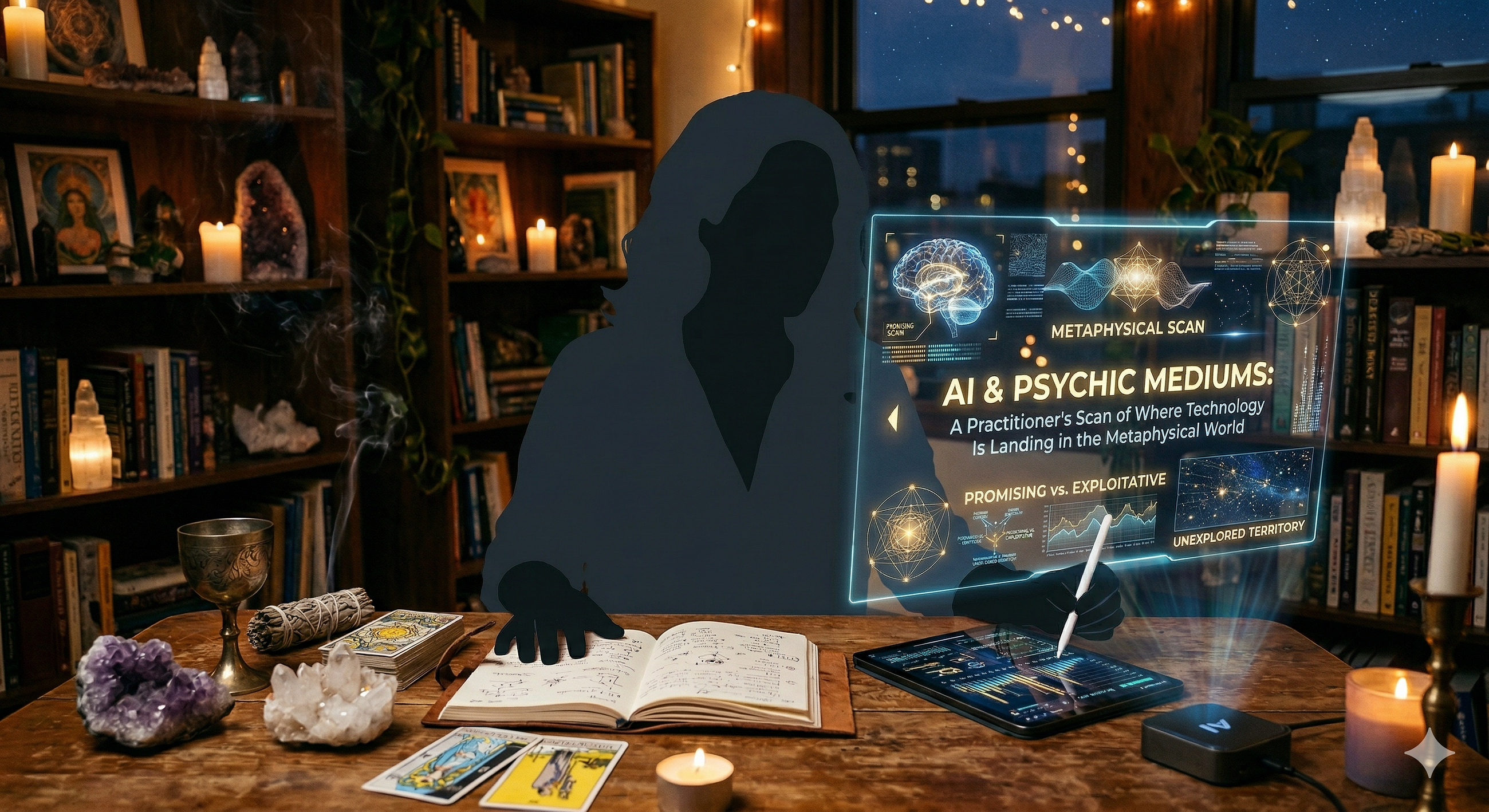 AI & Psychic Mediums: A Practitioner’s Scan of Where Technology Is Landing in the Metaphysical…