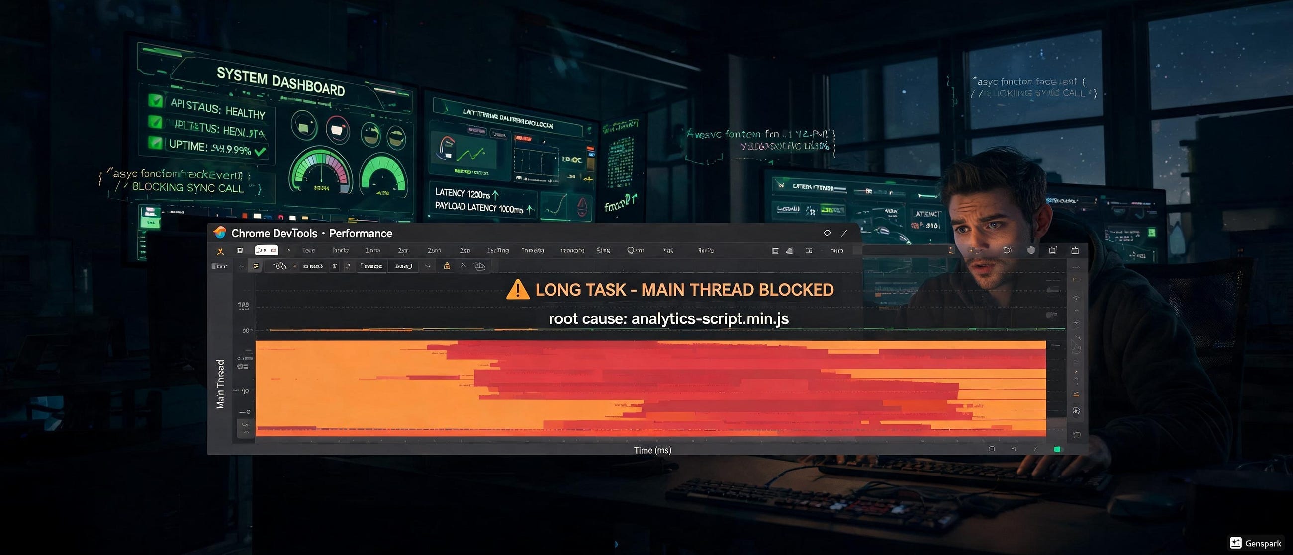 The UI Felt Smooth in Staging. Production TTI Was 2× Worse Because of One Script