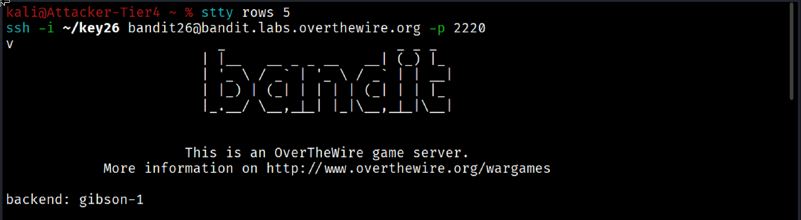 OverTheWire Bandit Walkthrough — Level 26 → 27 | 30-Day Cybersecurity Learning Journey (Day 26)