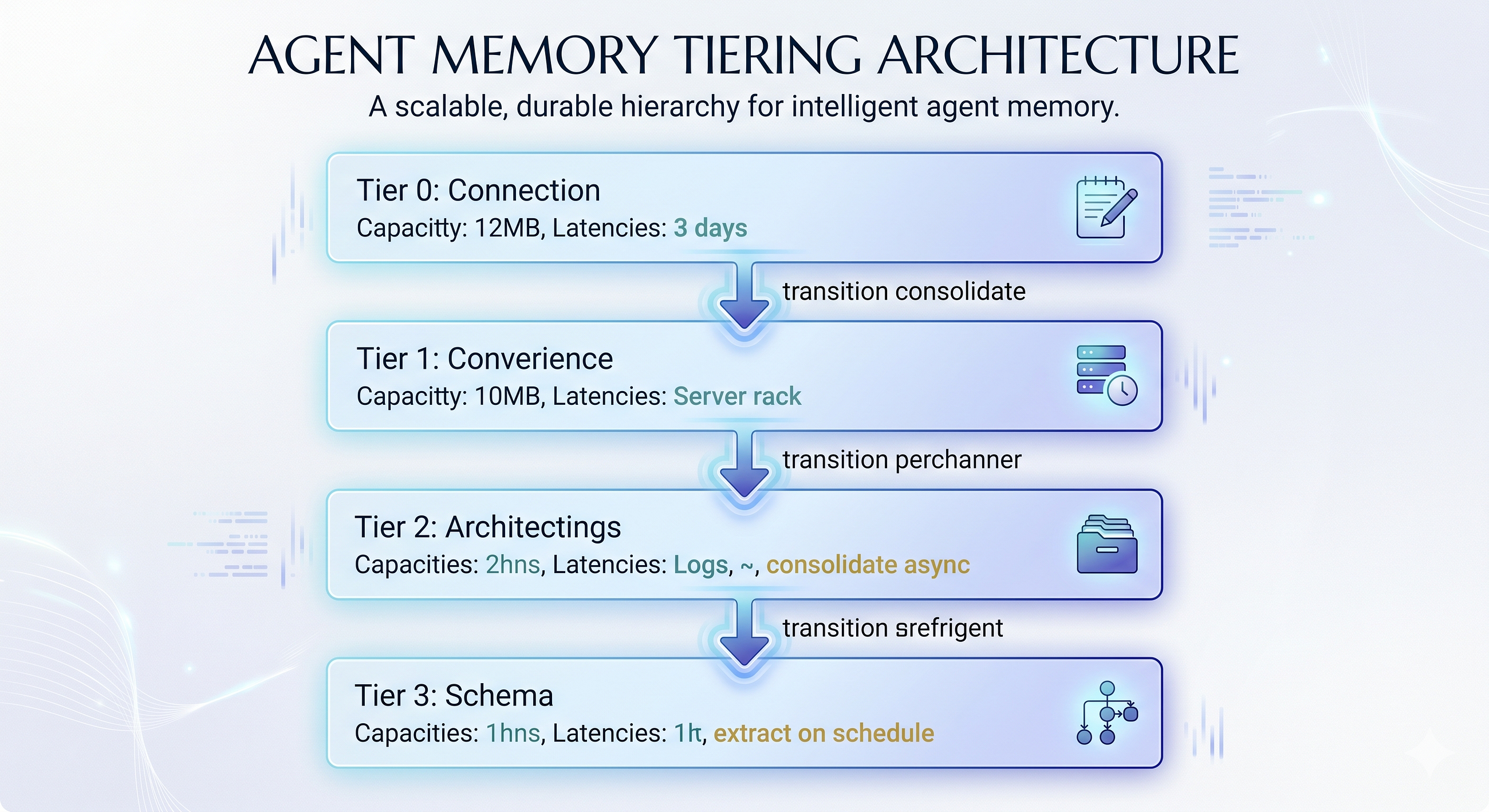 Vector Stores Are Not Memory: A Proposal for Tiered Agent Memory Architectures