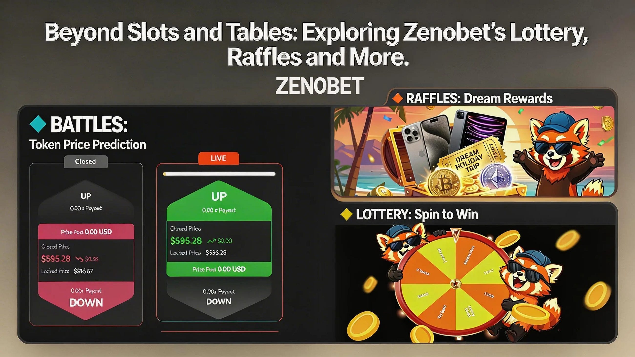 “Beyond Slots and Tables: Exploring Zenobet’s Lottery, Raffles, Battles and More”