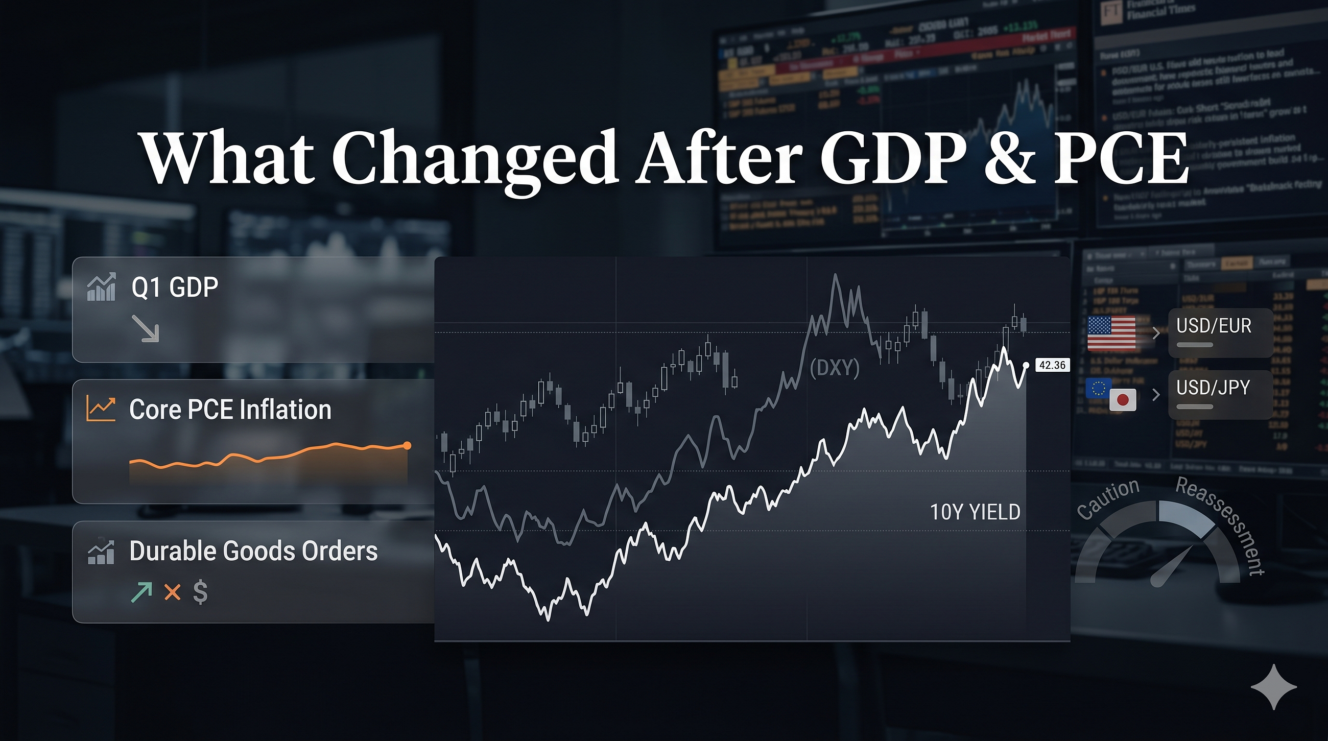 After GDP, PCE, and Durable Goods: What Actually Changed for the Dollar, Yields, and Risk Sentiment