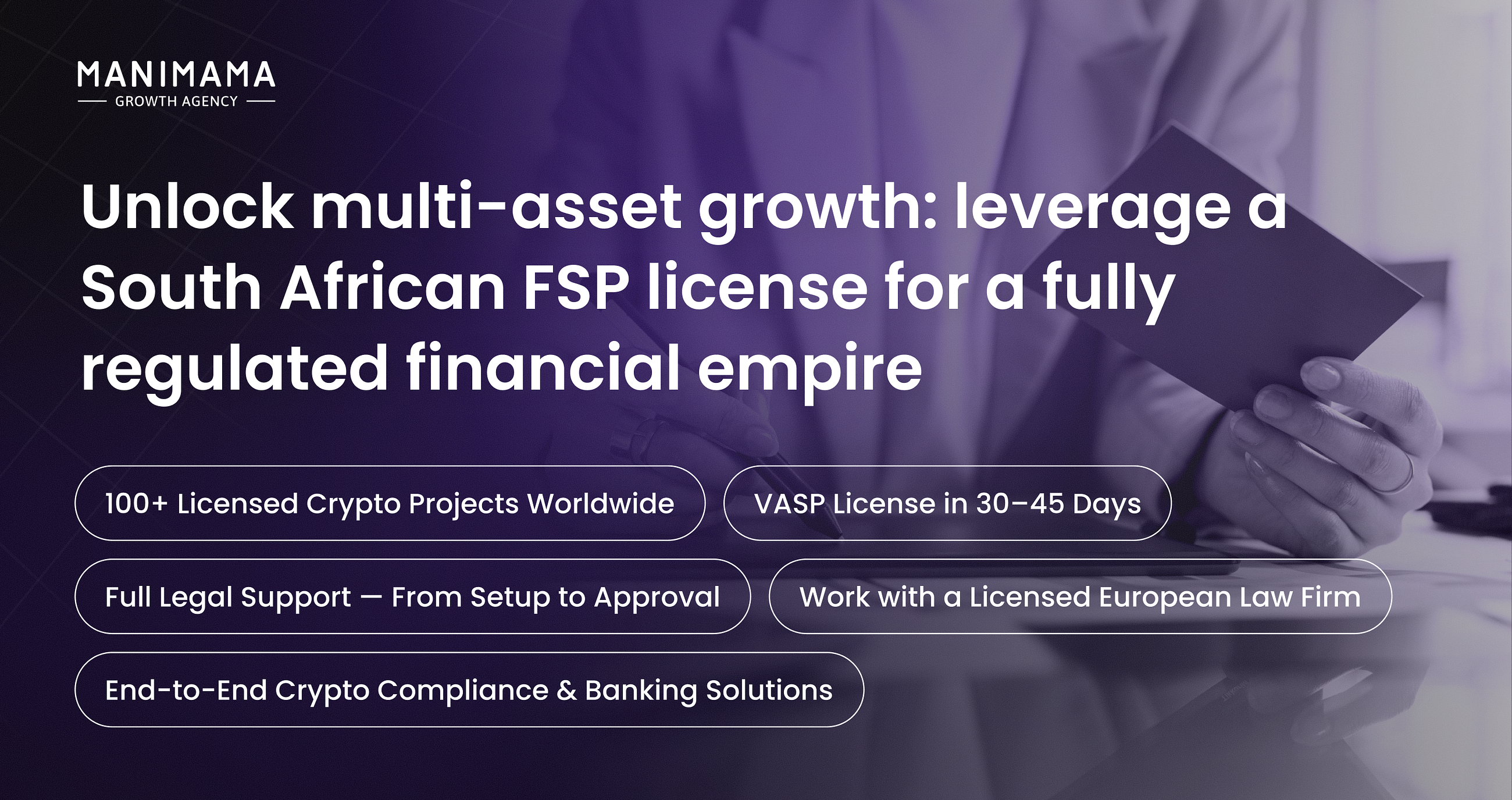 Unlock multi-asset growth: leverage a South African FSP license for a fully regulated financial…