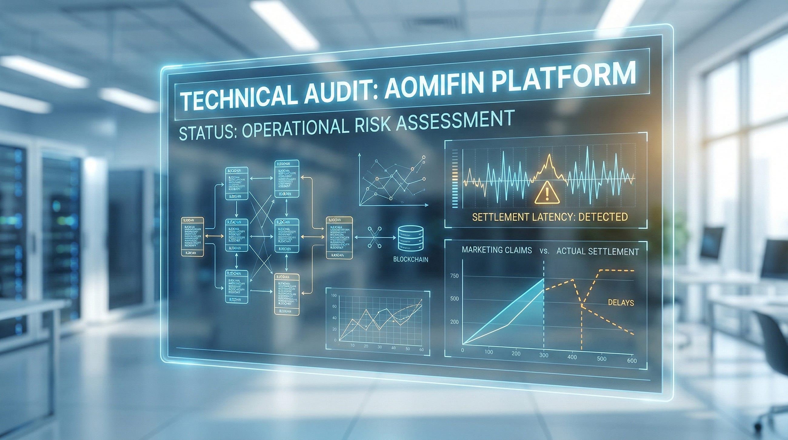 Operational Risk Assessment: Analyzing AomiFin’s Settlement Architecture