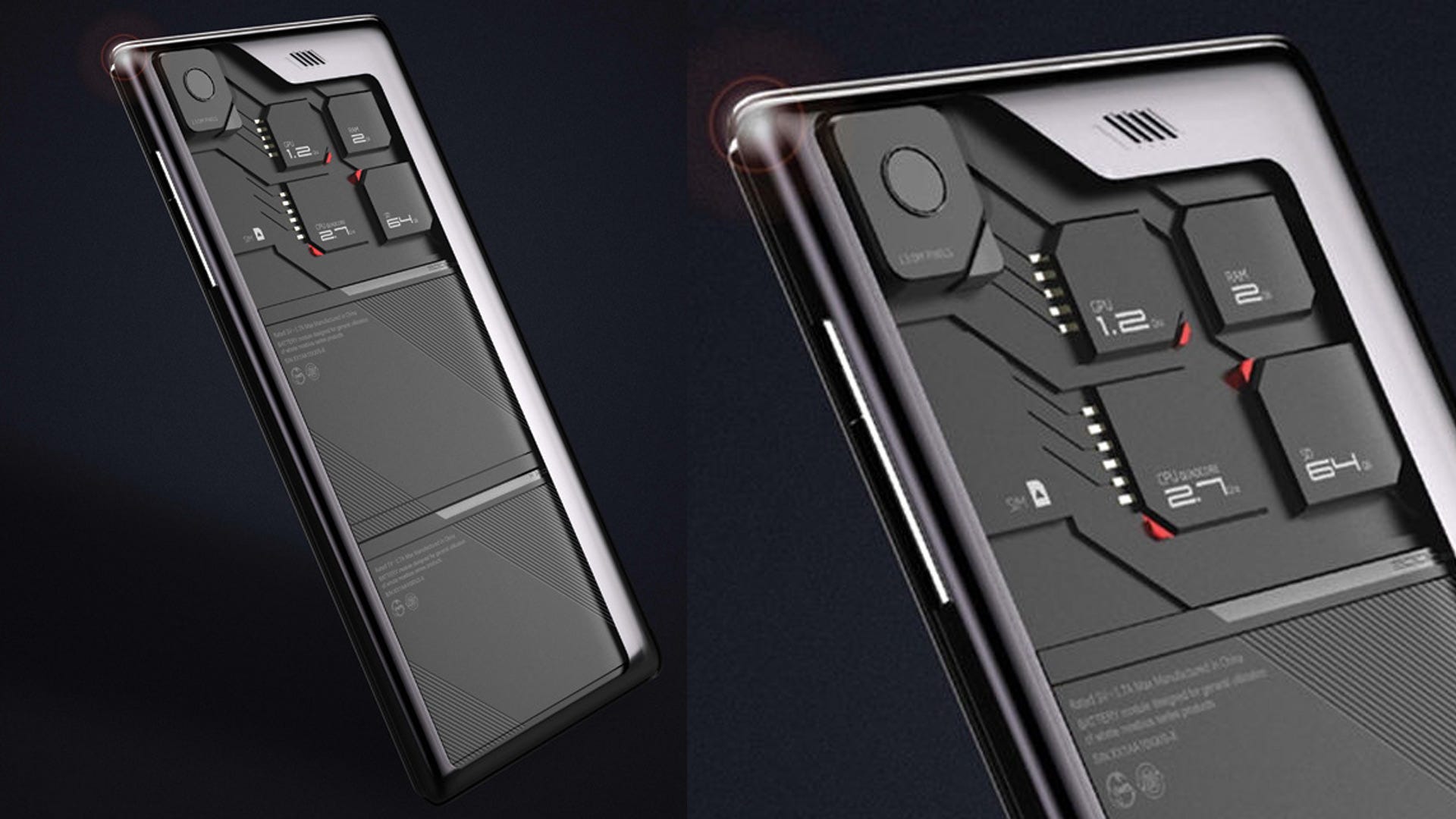 Here’s the — probably one of the smartest modular phones out now