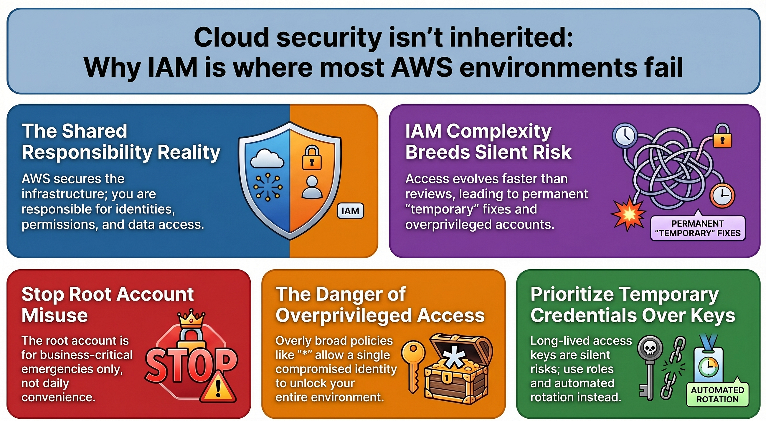 Cloud security isn’t inherited: Why IAM is where most AWS environments fail