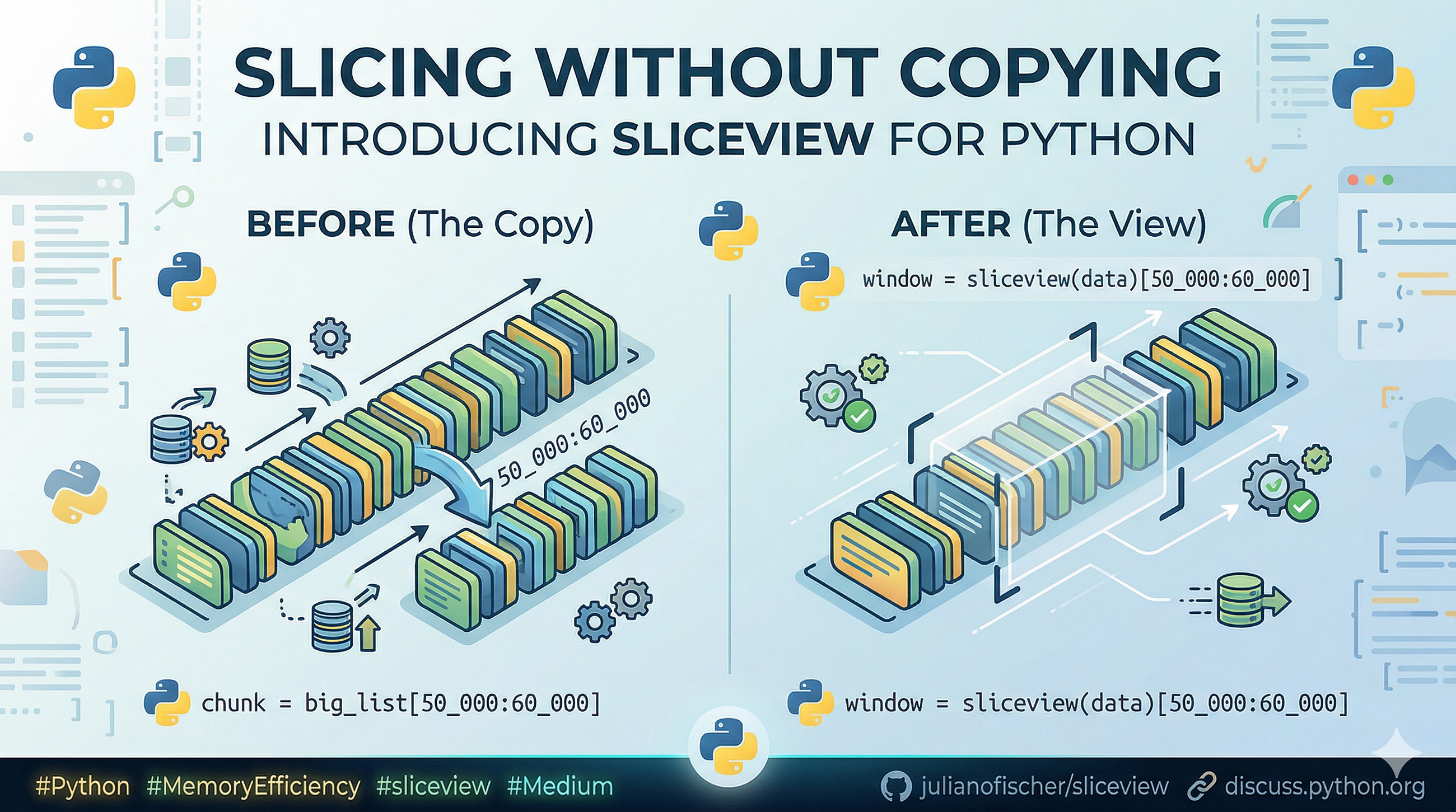 Slicing Without Copying: Introducing sliceview for Python