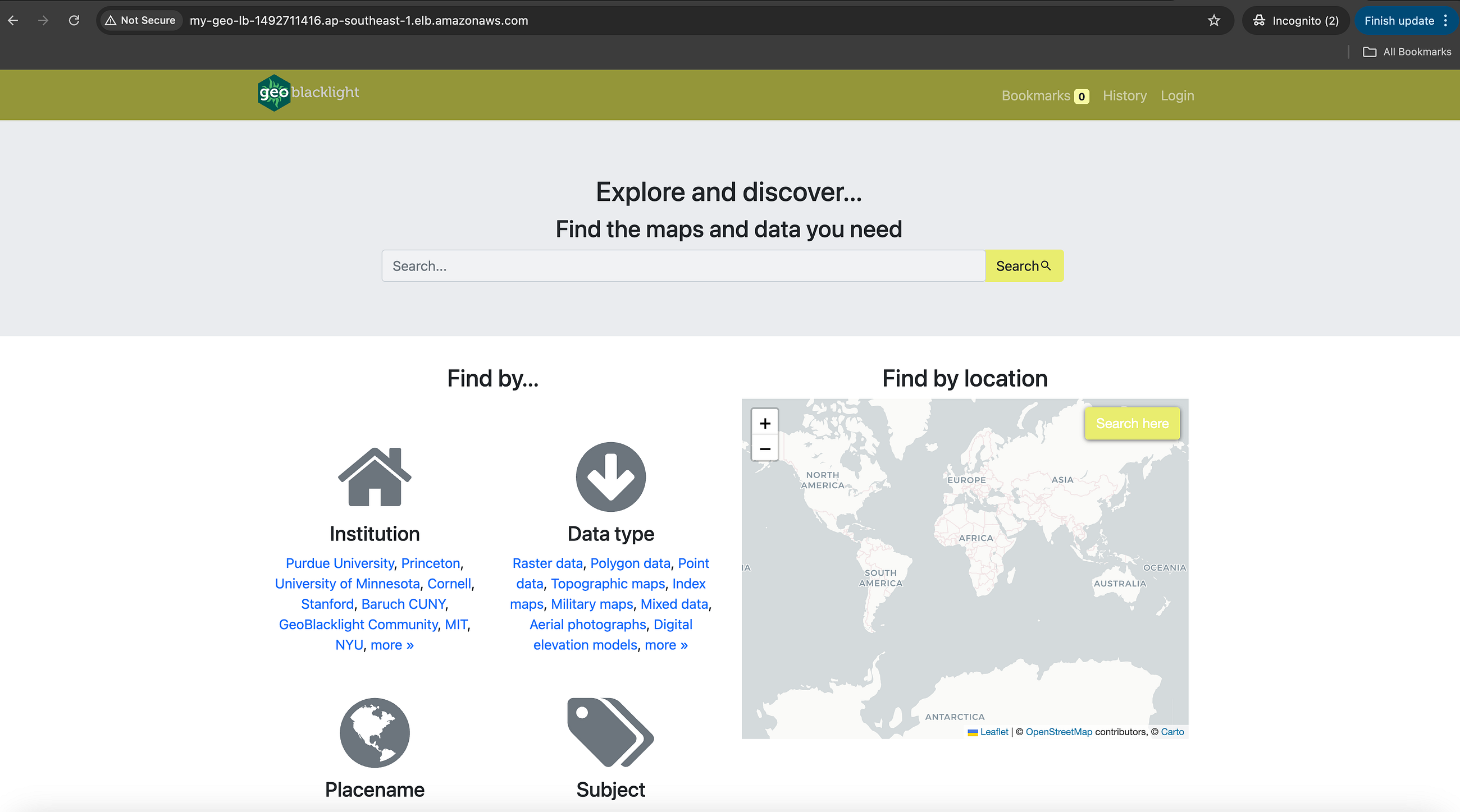 A simple example to host your microservice application with AWS ECS