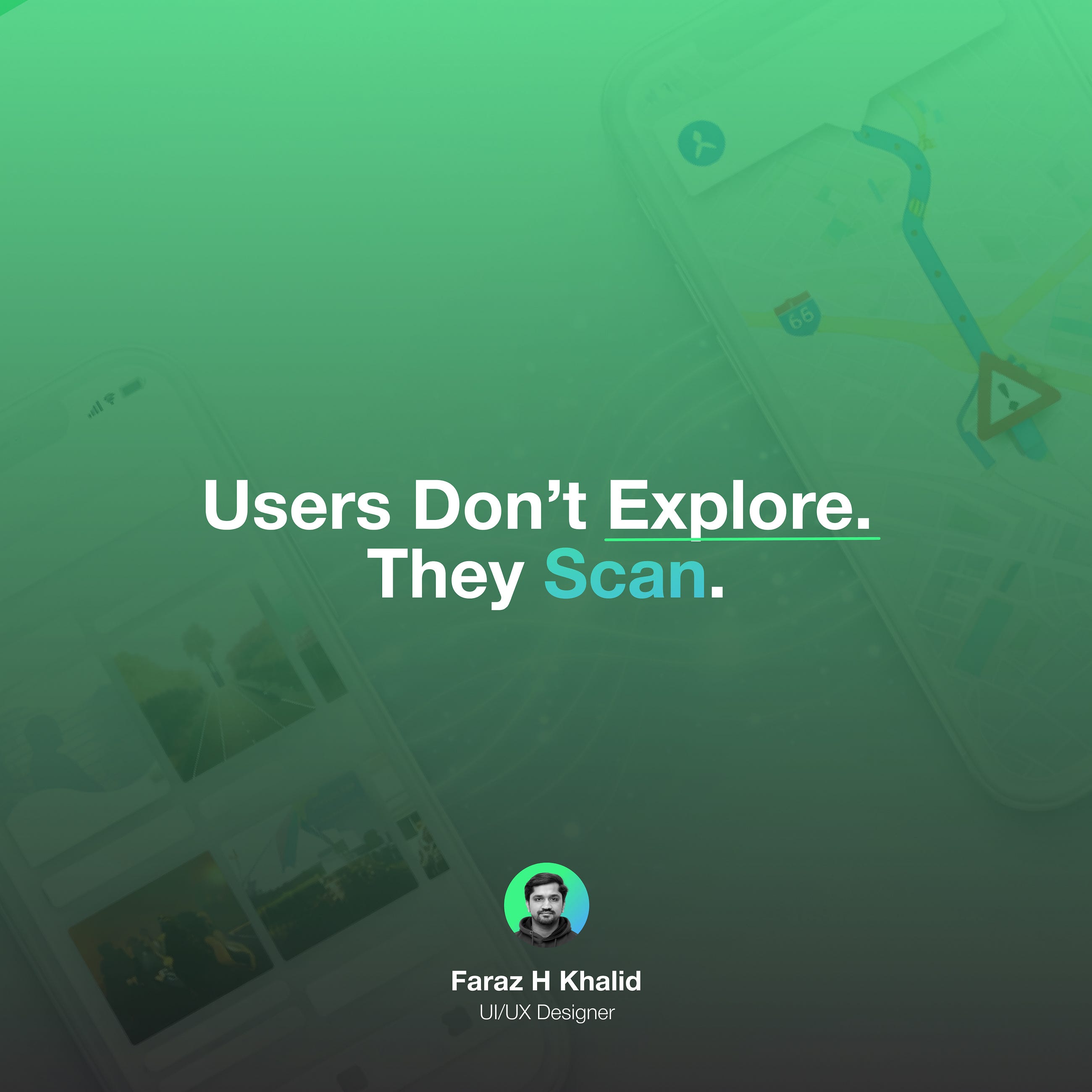 Users Don’t Explore. They Scan.