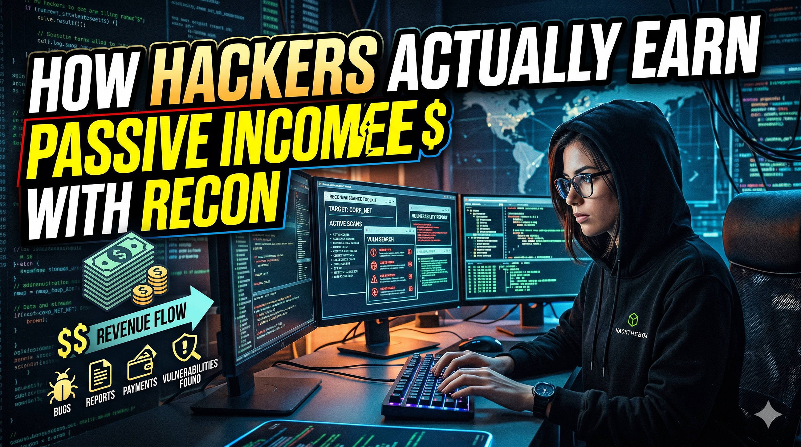 How Hackers Actually Earn Passive Income With Recon