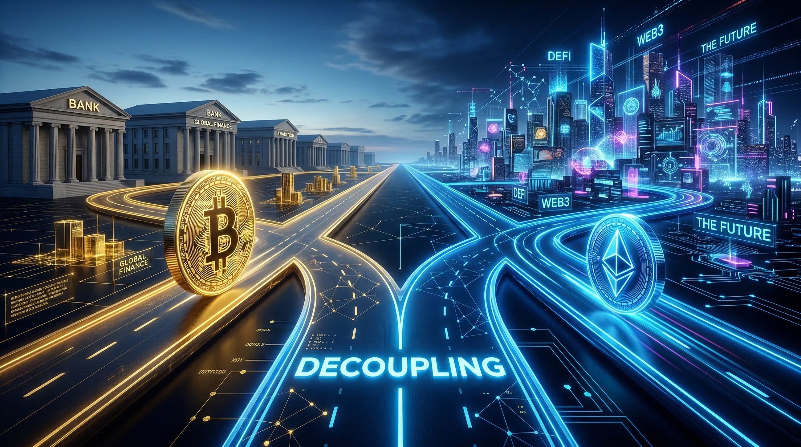 Analysis of the ‘Great Decoupling’ of Bitcoin and Ethereum — 2026 Crypto Report Series Part 2