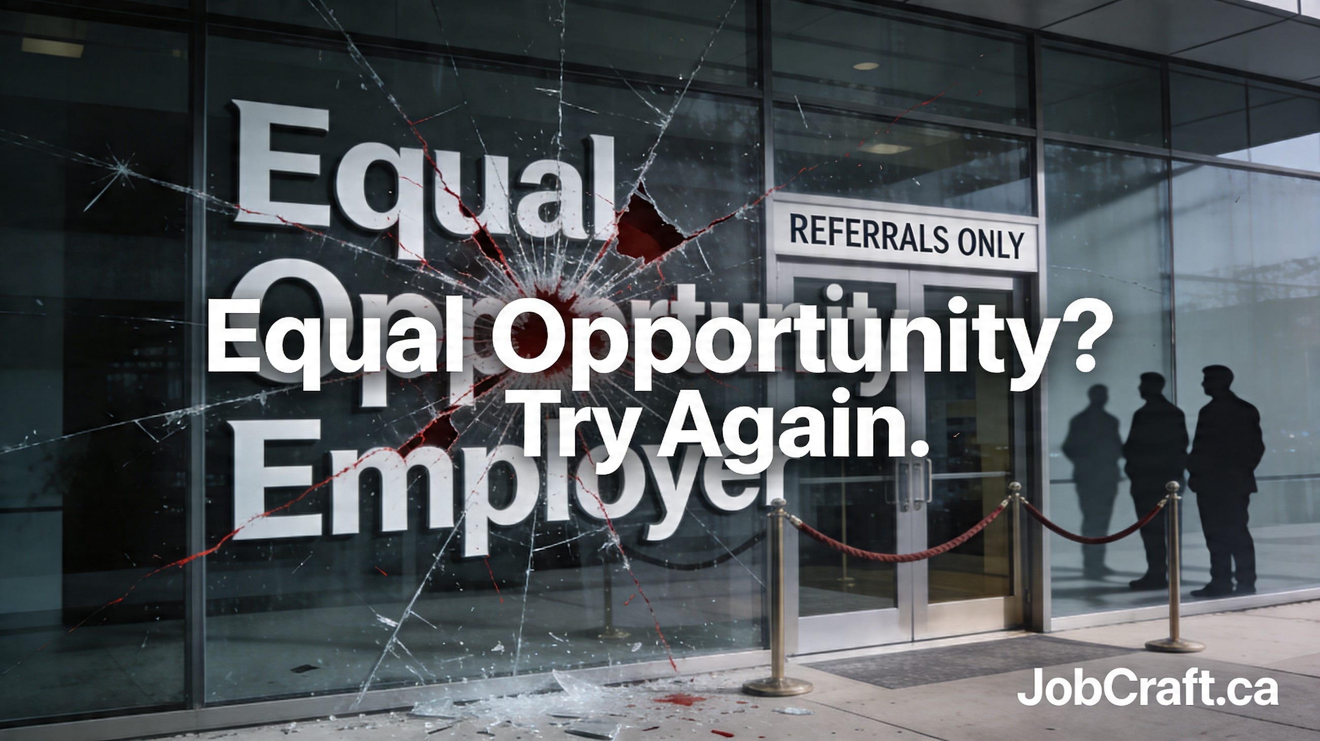 Corporate Canada’s Favorite Lie: “We’re an Equal Opportunity Employer”