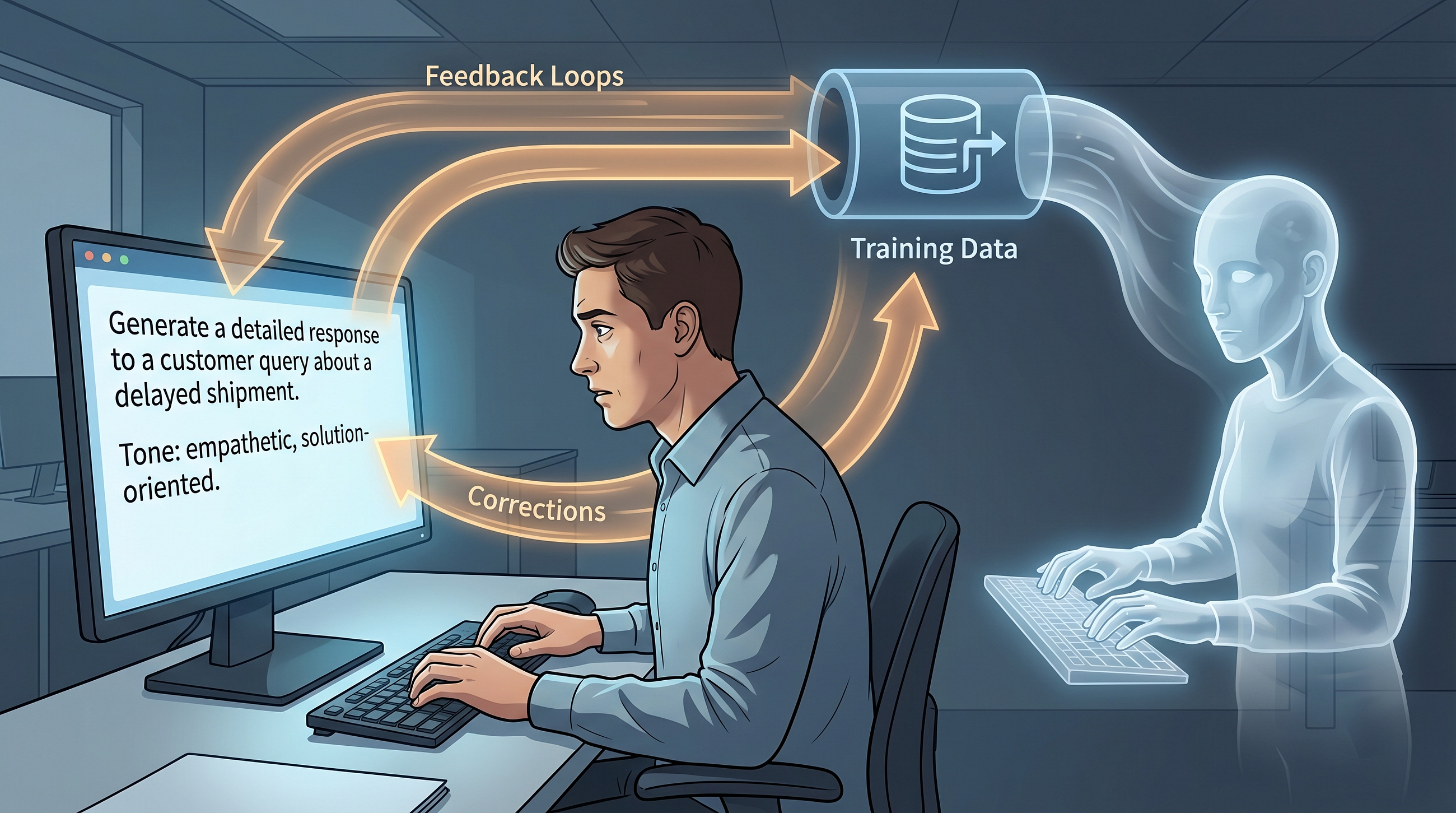 The Unintentional Data Labelers: How Every Prompt You Write Is Training Your Replacement
